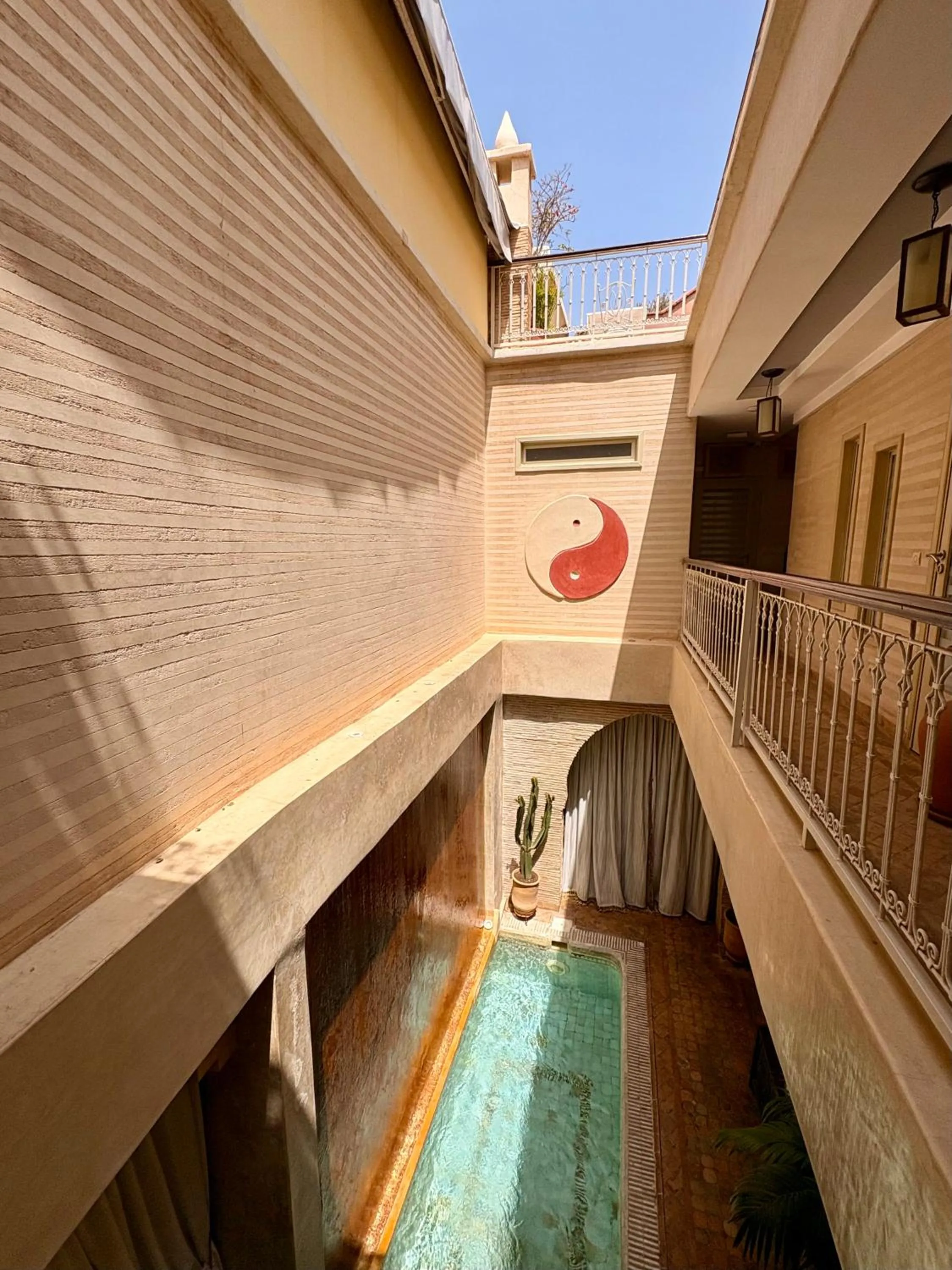 Pool view in Riad Cocoon