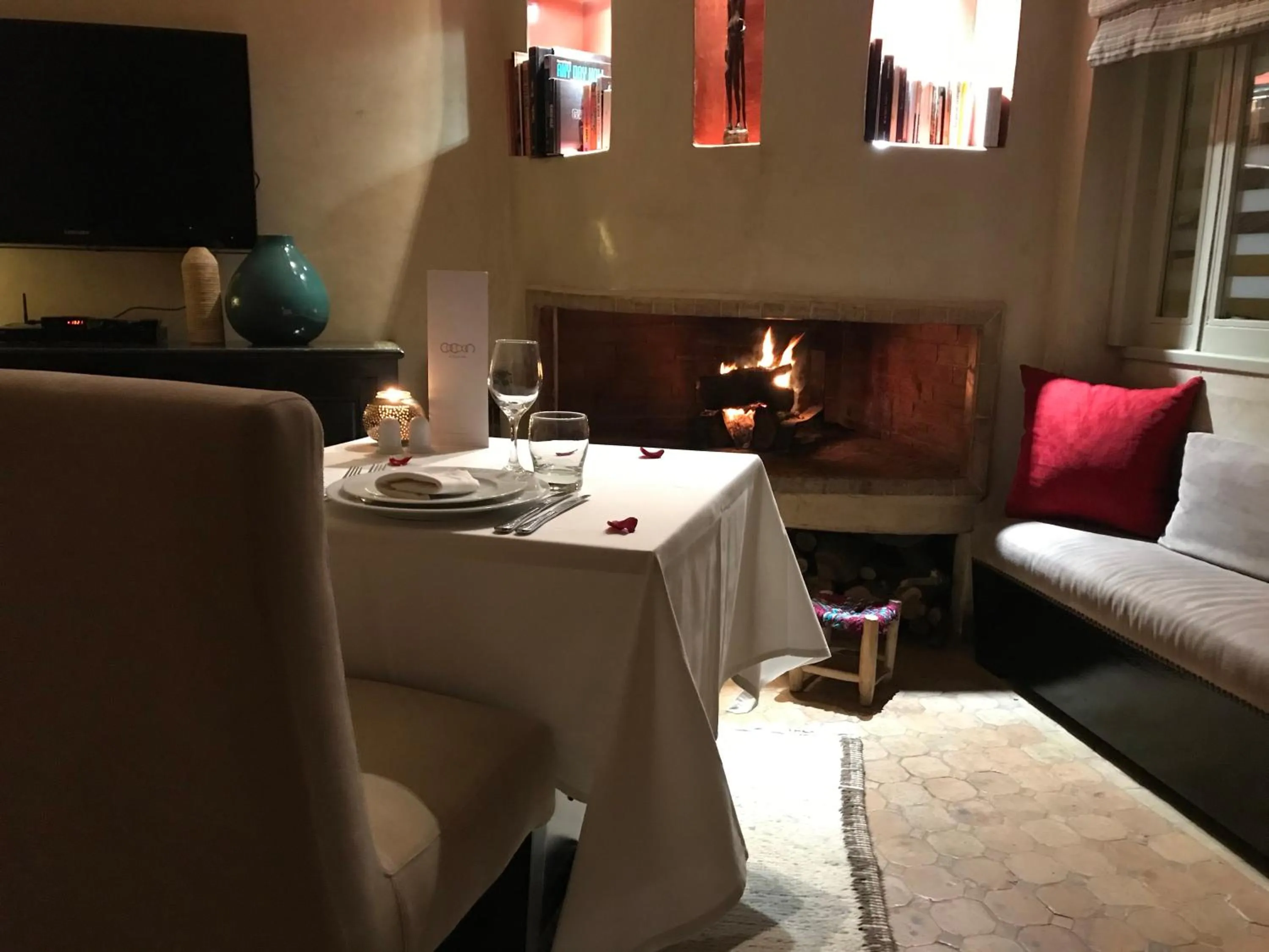 Living room in Riad Cocoon