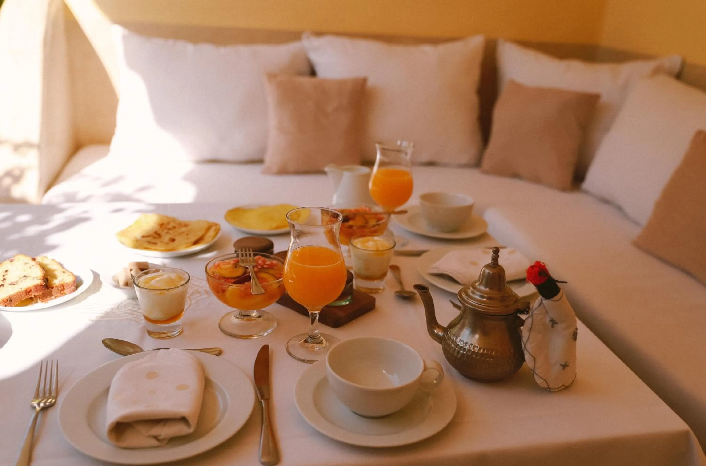 Food close-up in Riad Cocoon