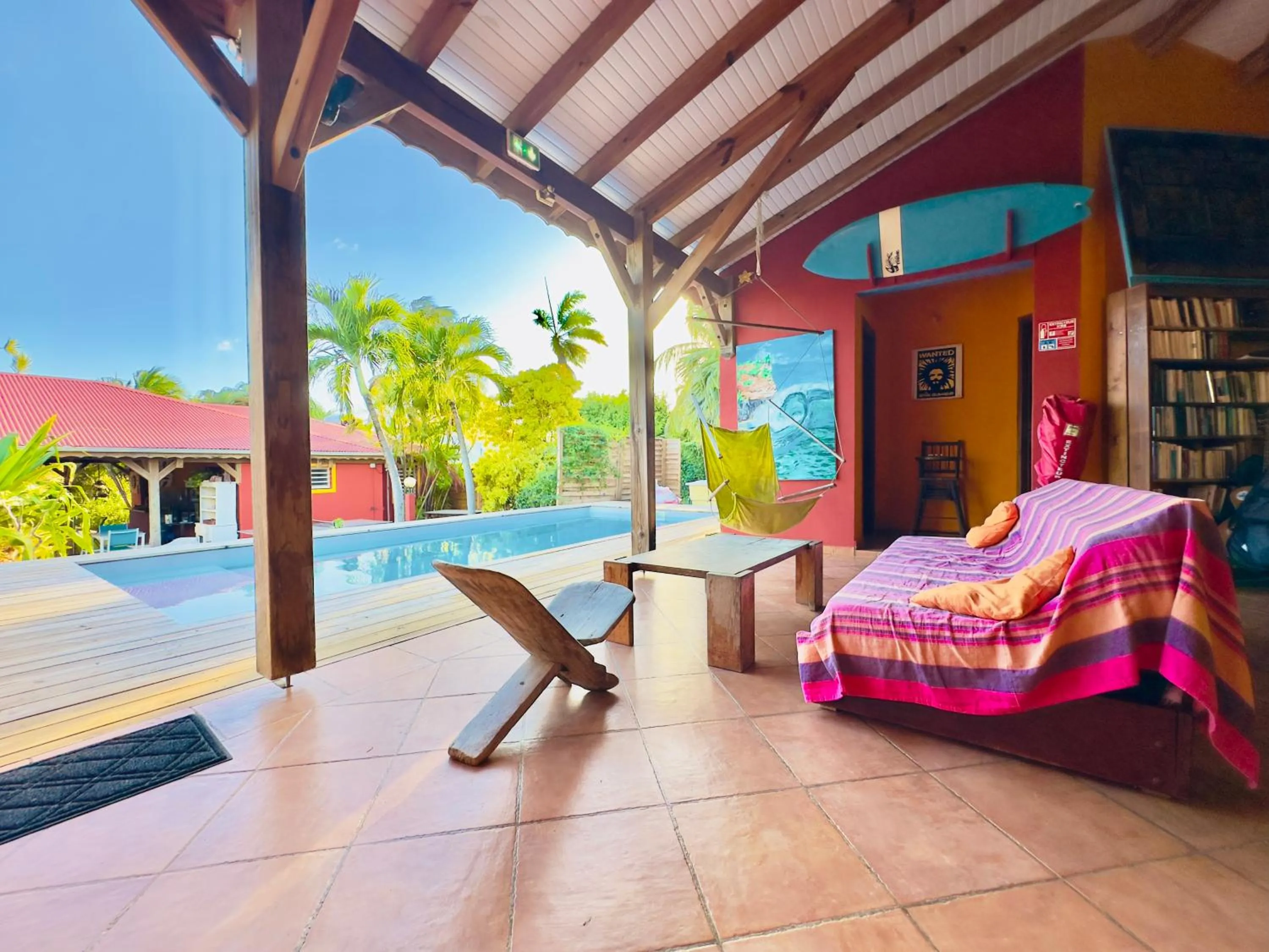 Bed in Sunset Surf Camp