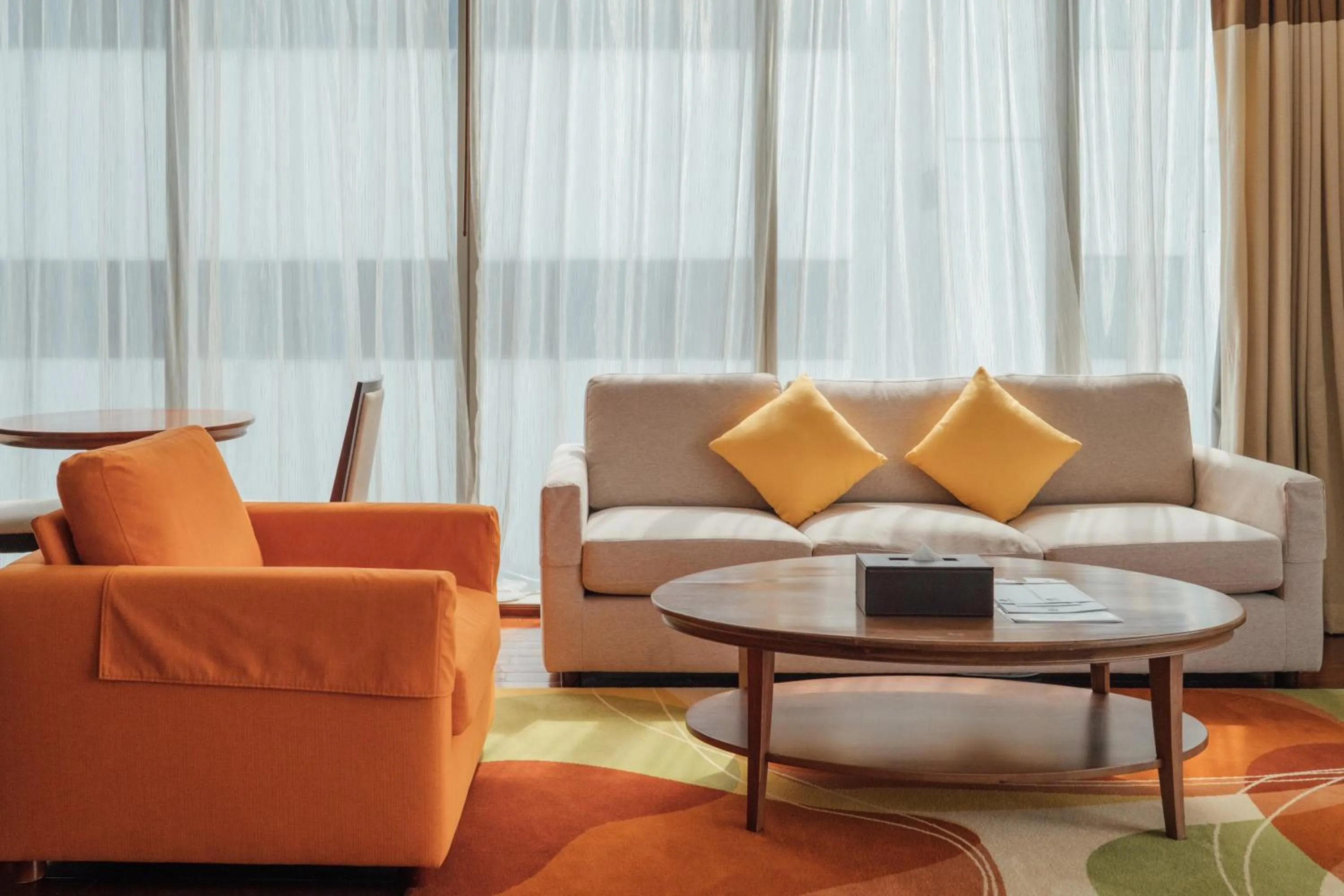 Seating area in Column Bangkok Hotel