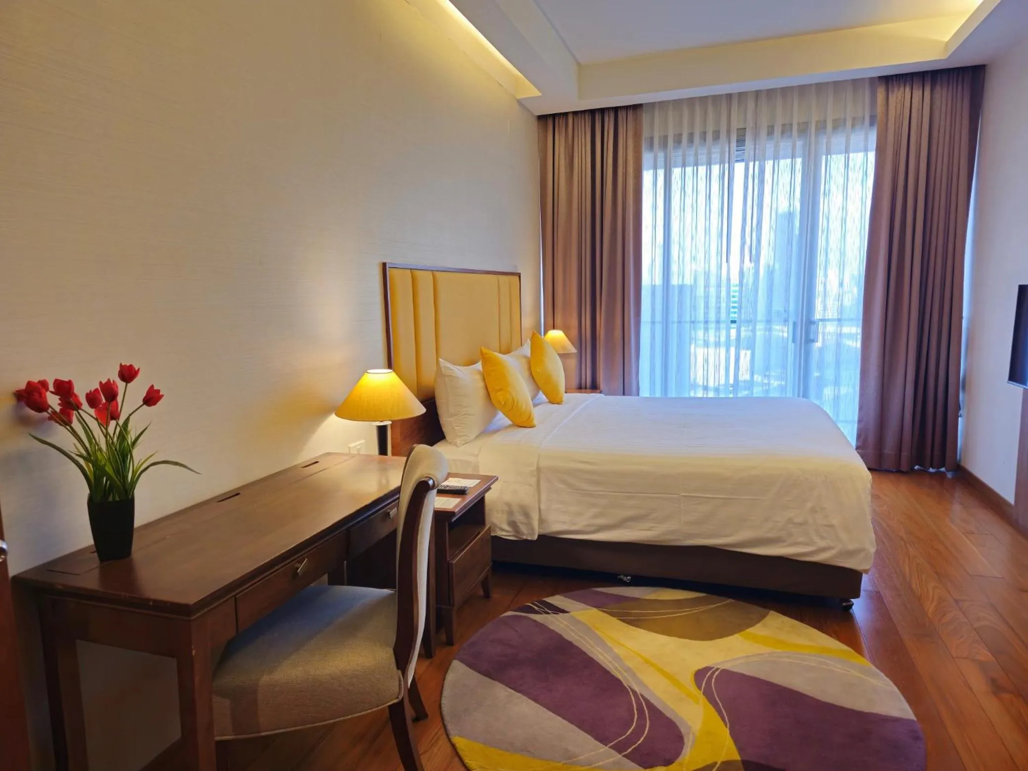 Bed in Column Bangkok Hotel