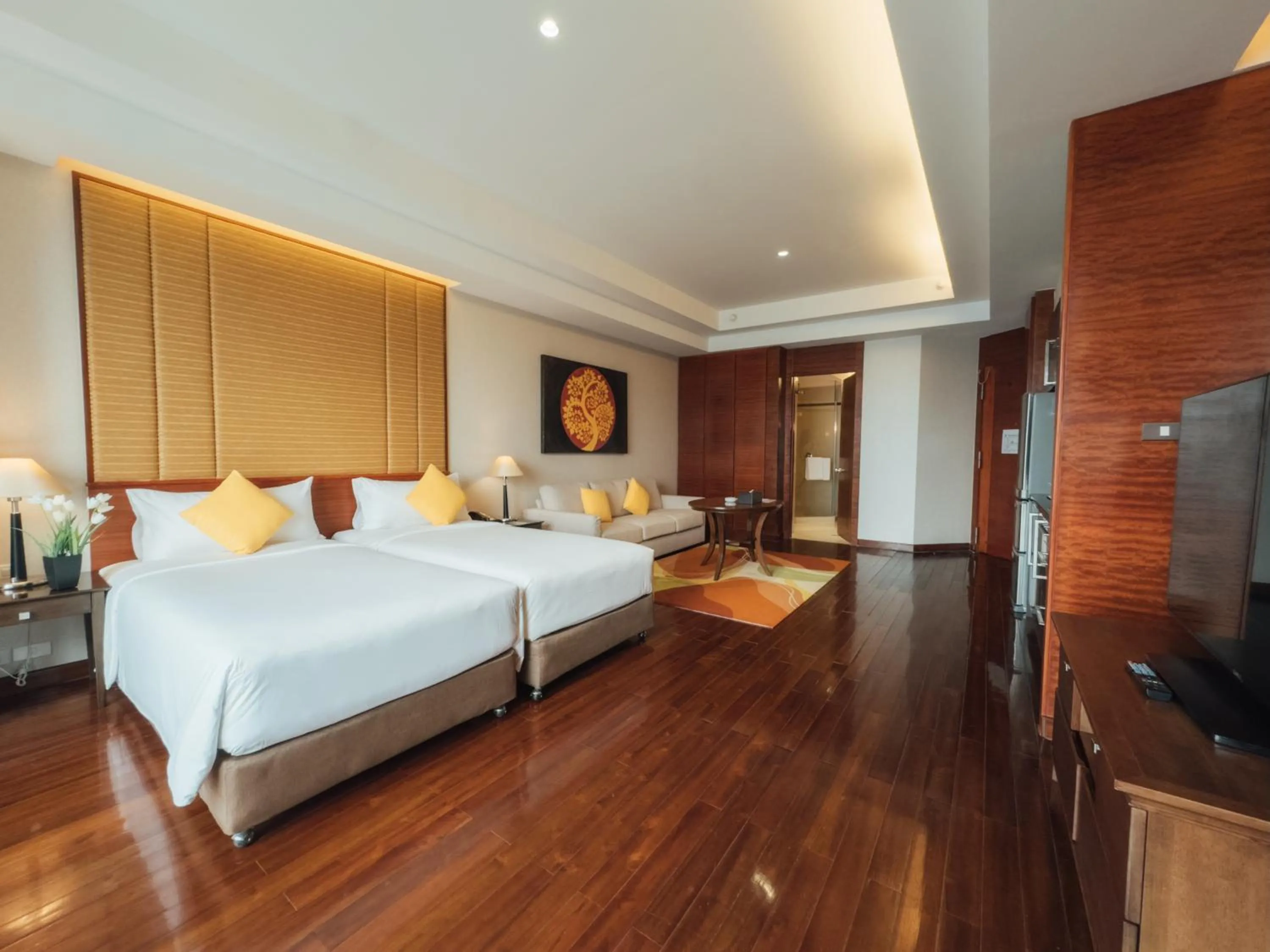 Bed in Column Bangkok Hotel