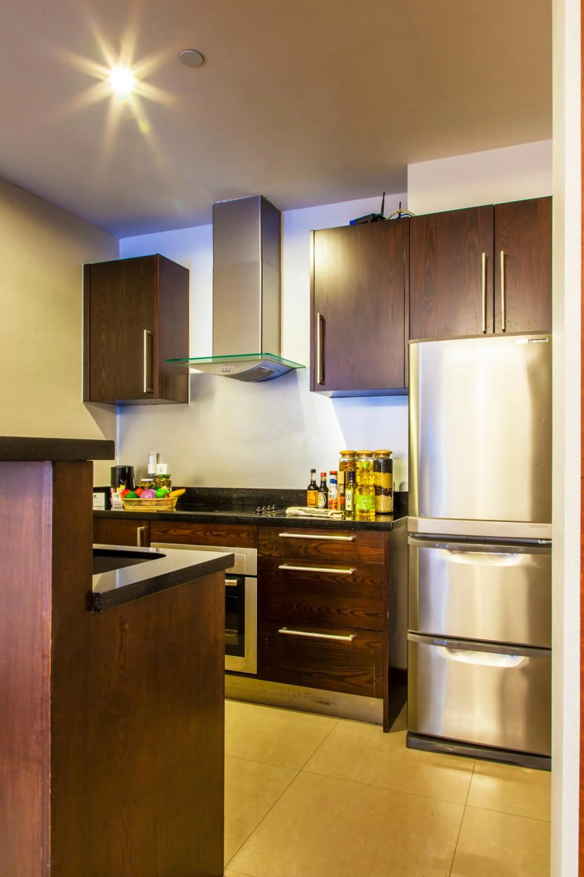 Kitchen or kitchenette in Column Bangkok Hotel