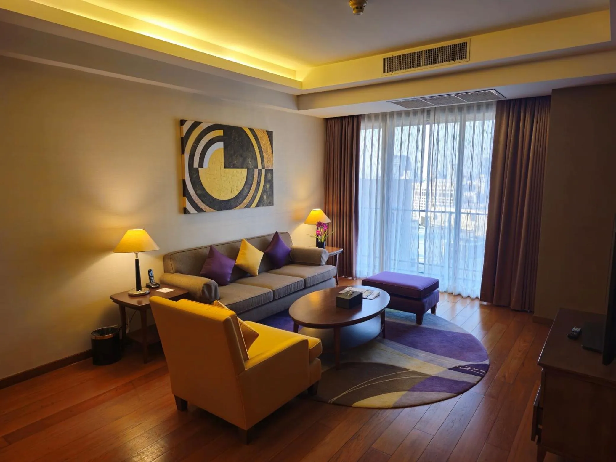 Living room in Column Bangkok Hotel