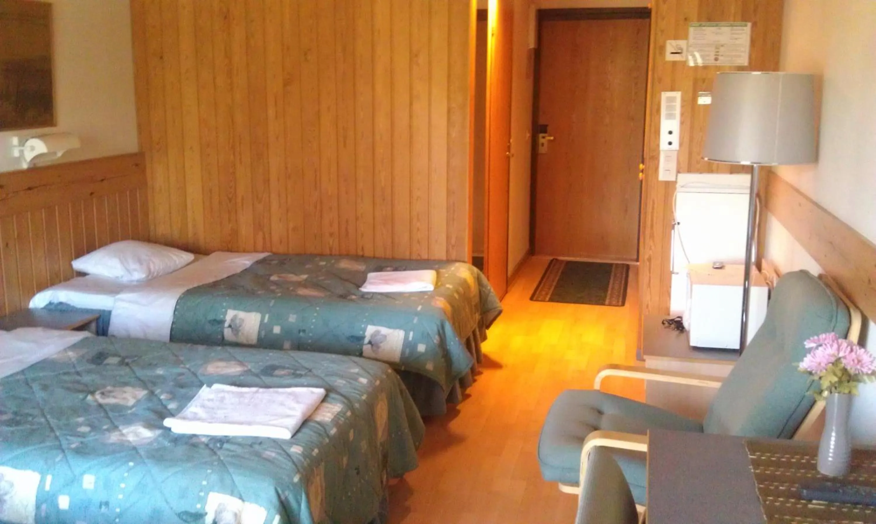 Bed in Hotel Tulikettu