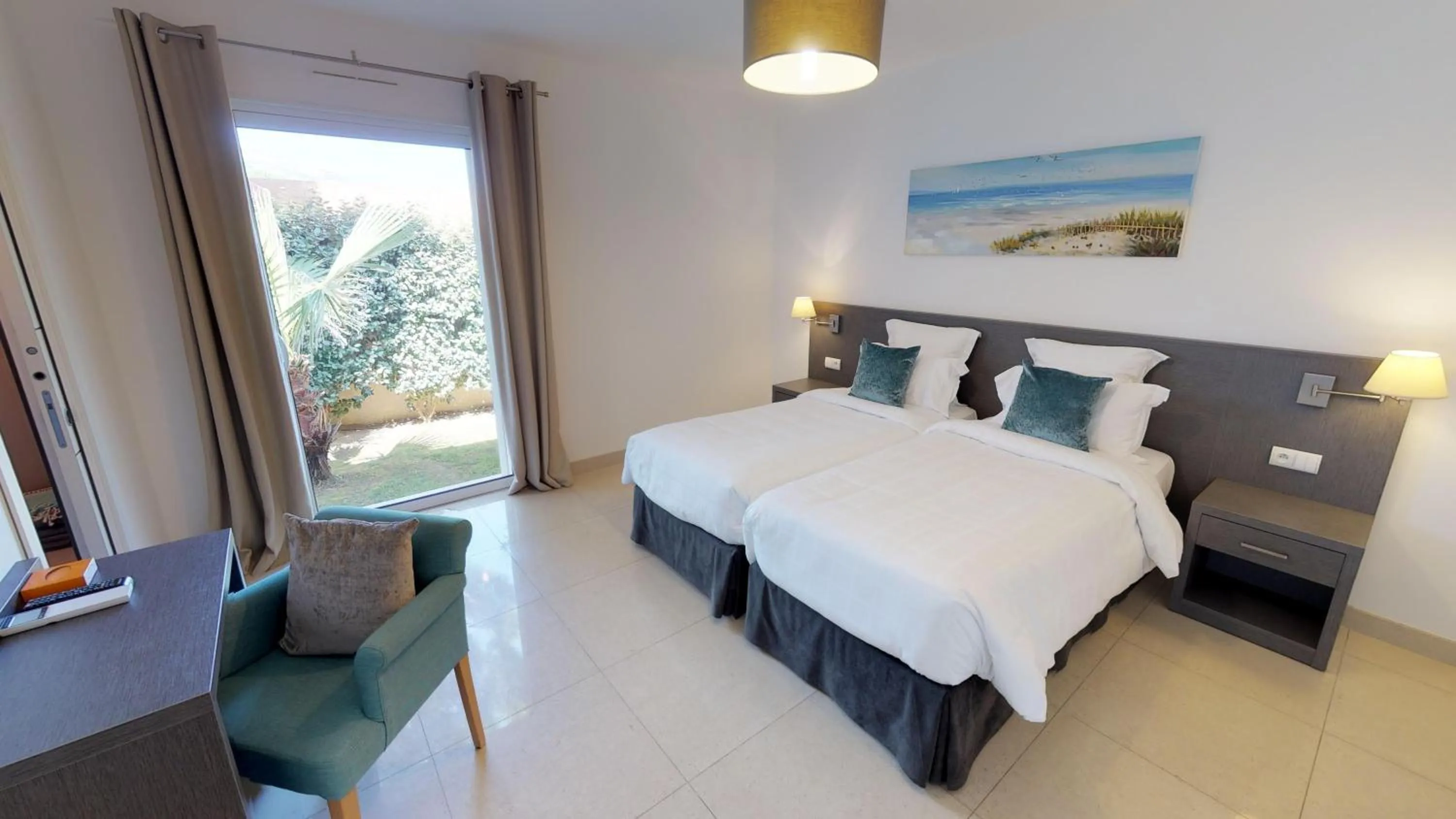 Bed in Domaine Villas Mandarine Private Pools & Spa