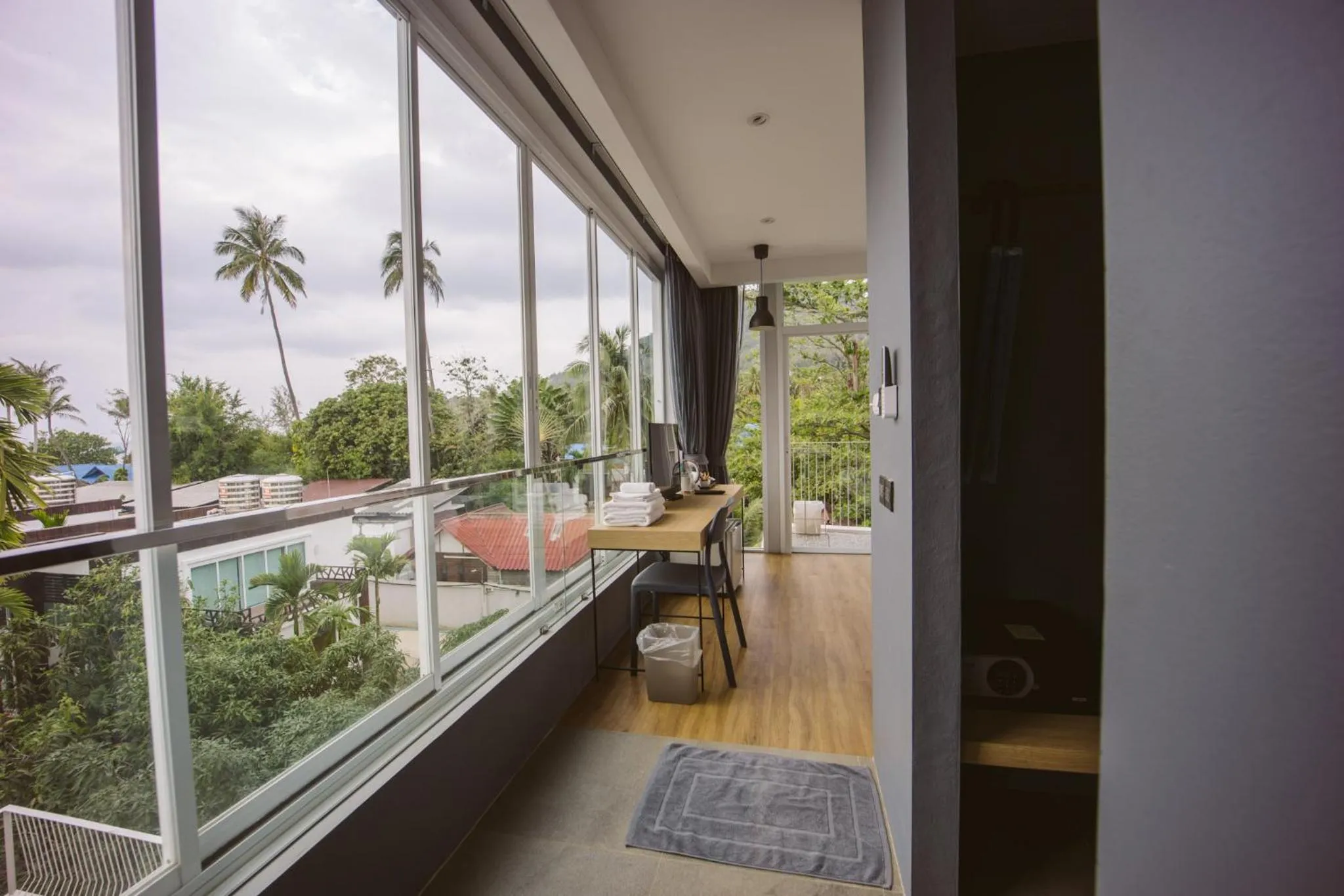 Bedroom in Sairee Hut Resort Koh Tao
