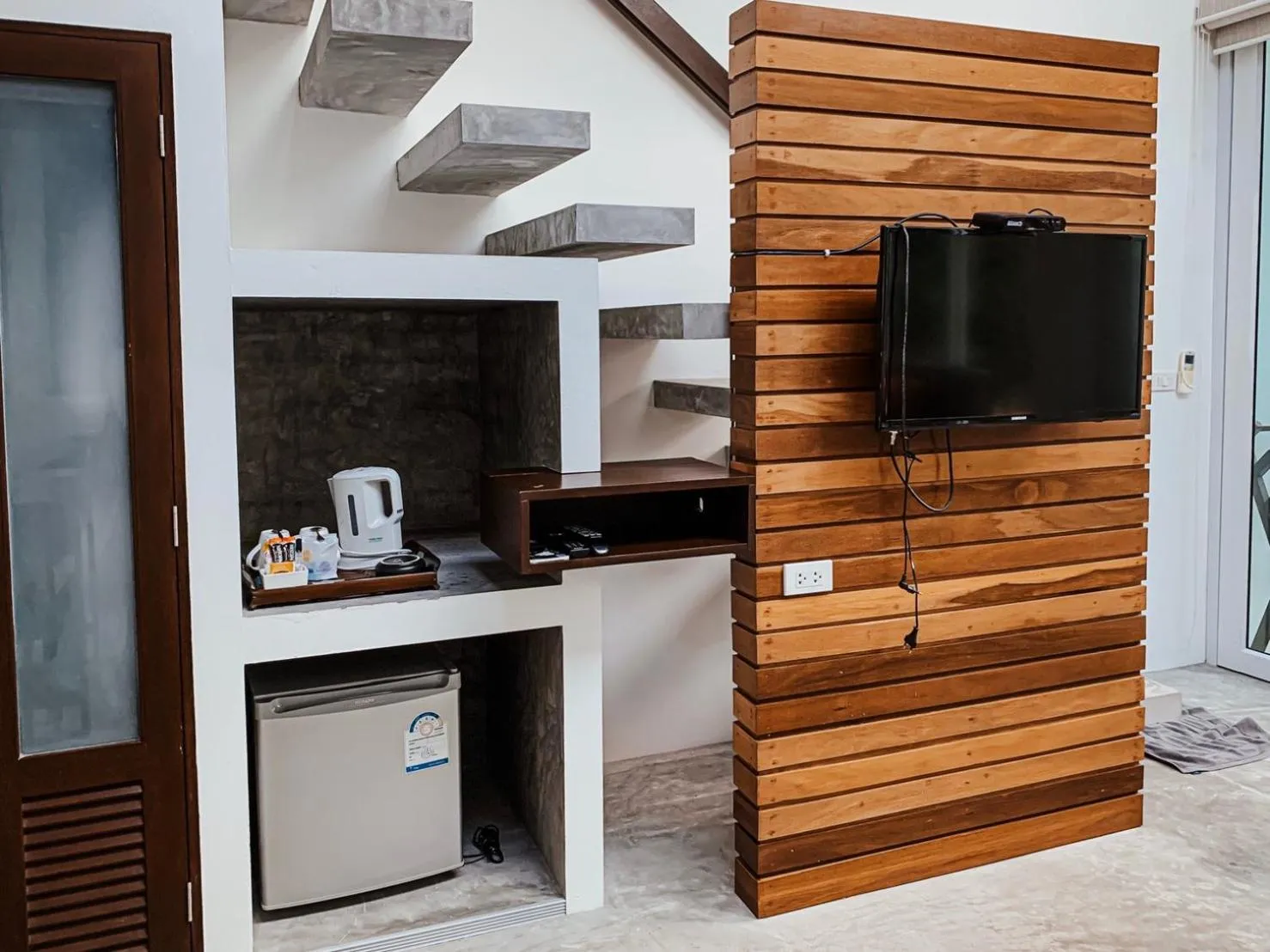 Bedroom in Sairee Hut Resort Koh Tao