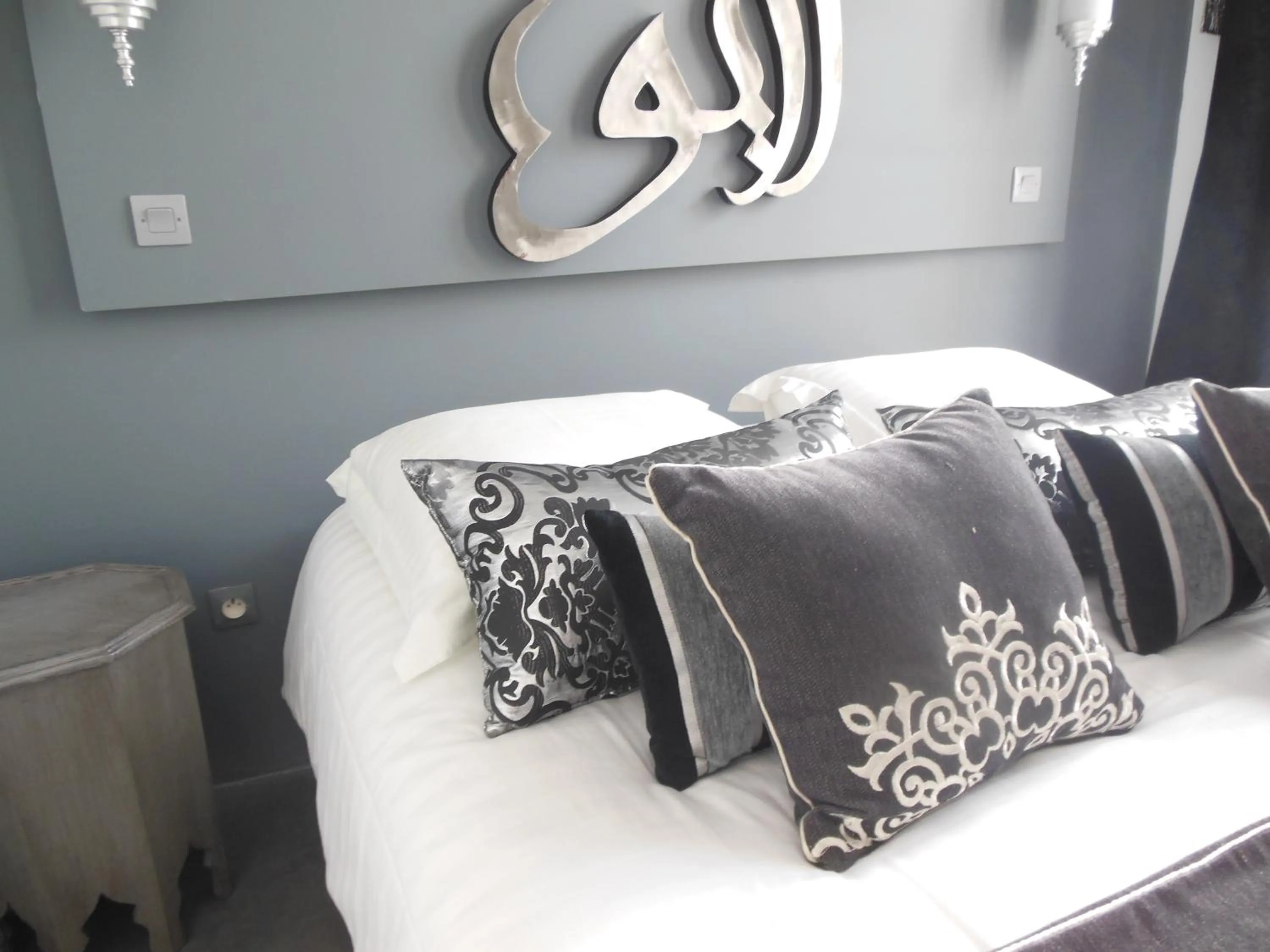 Decorative detail, Bed in Riad Tchina