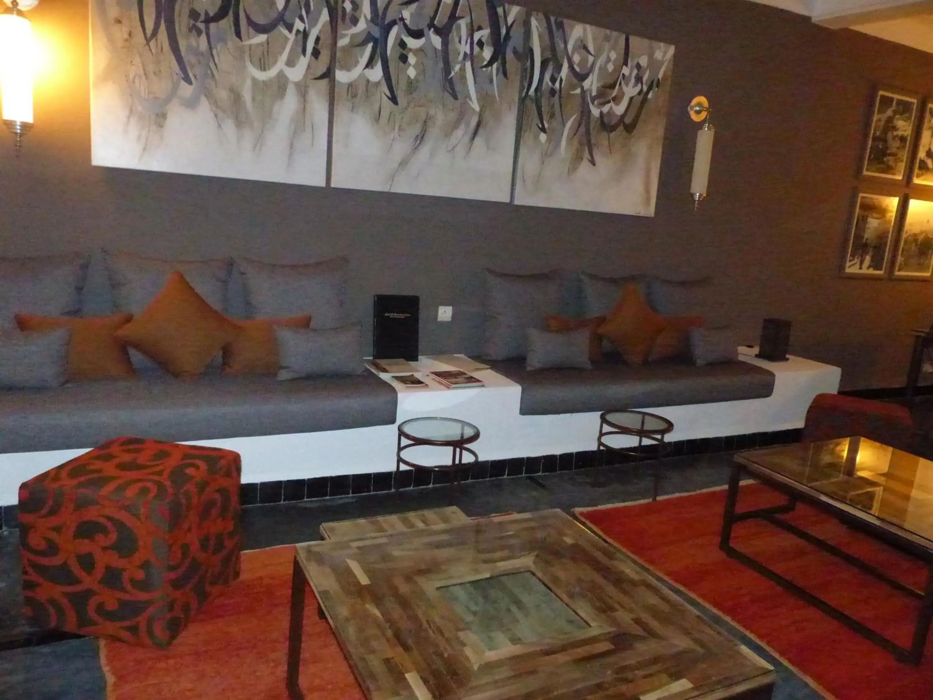 Communal lounge/ TV room in Riad Tchina