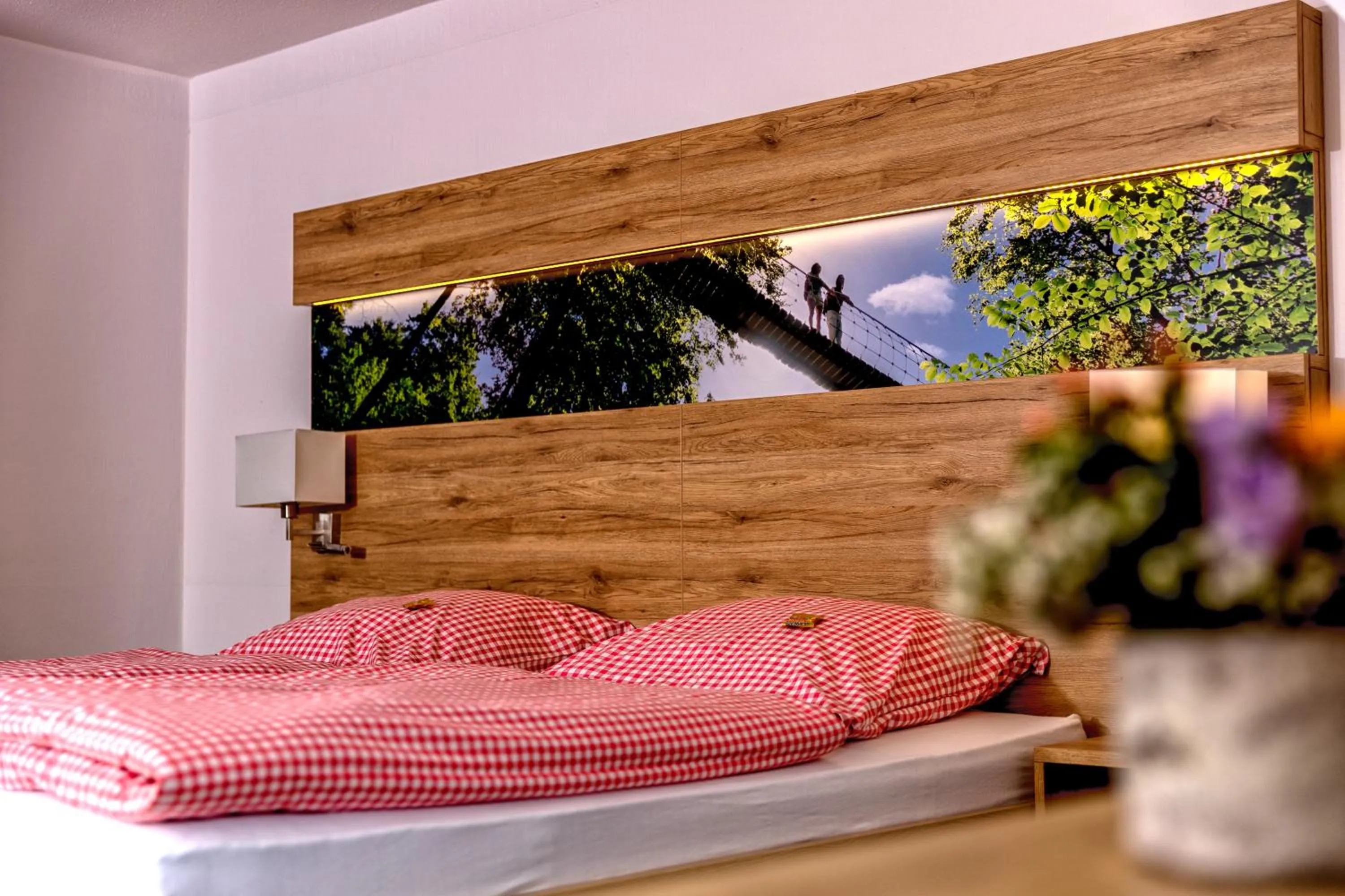 Bed in Hotel & Gasthof Hubertushöhe - Ihr Hotel für Urlaub mit Hund