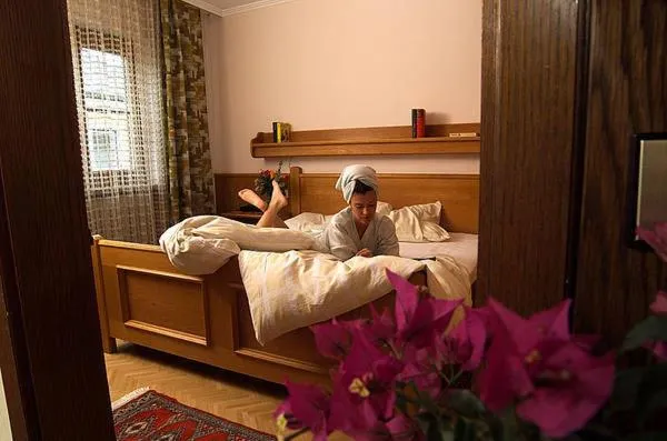 Photo of the whole room, Bed in Hotel Gasthof Brüggler