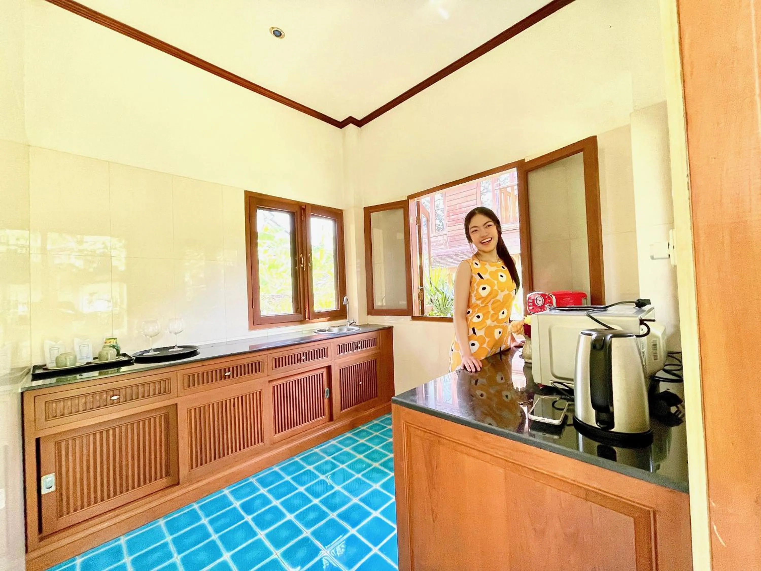 kitchen in Oriental Siam Resort - SHA Extra Plus Certified