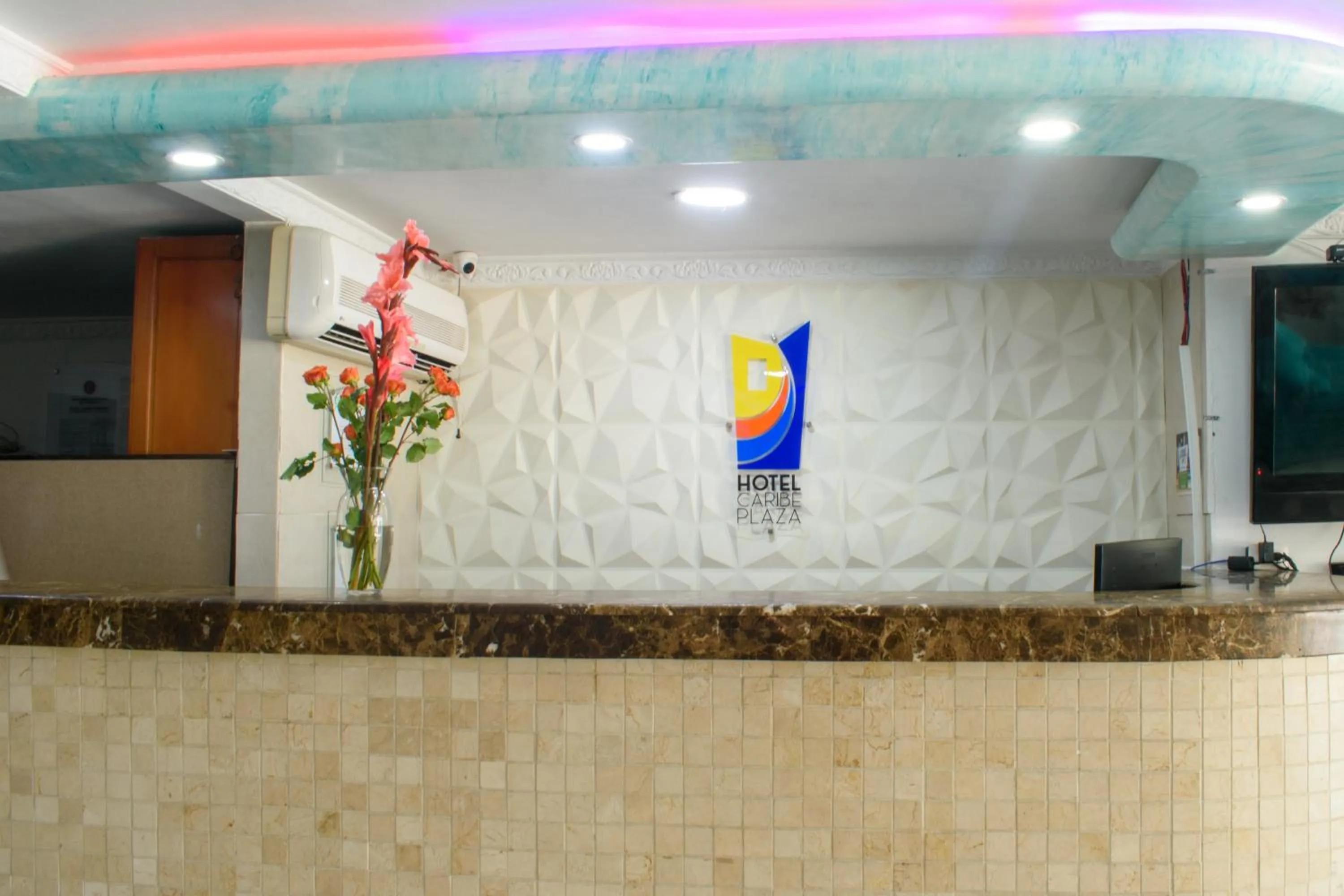 Lobby or reception in Hotel Caribe Plaza Barranquilla
