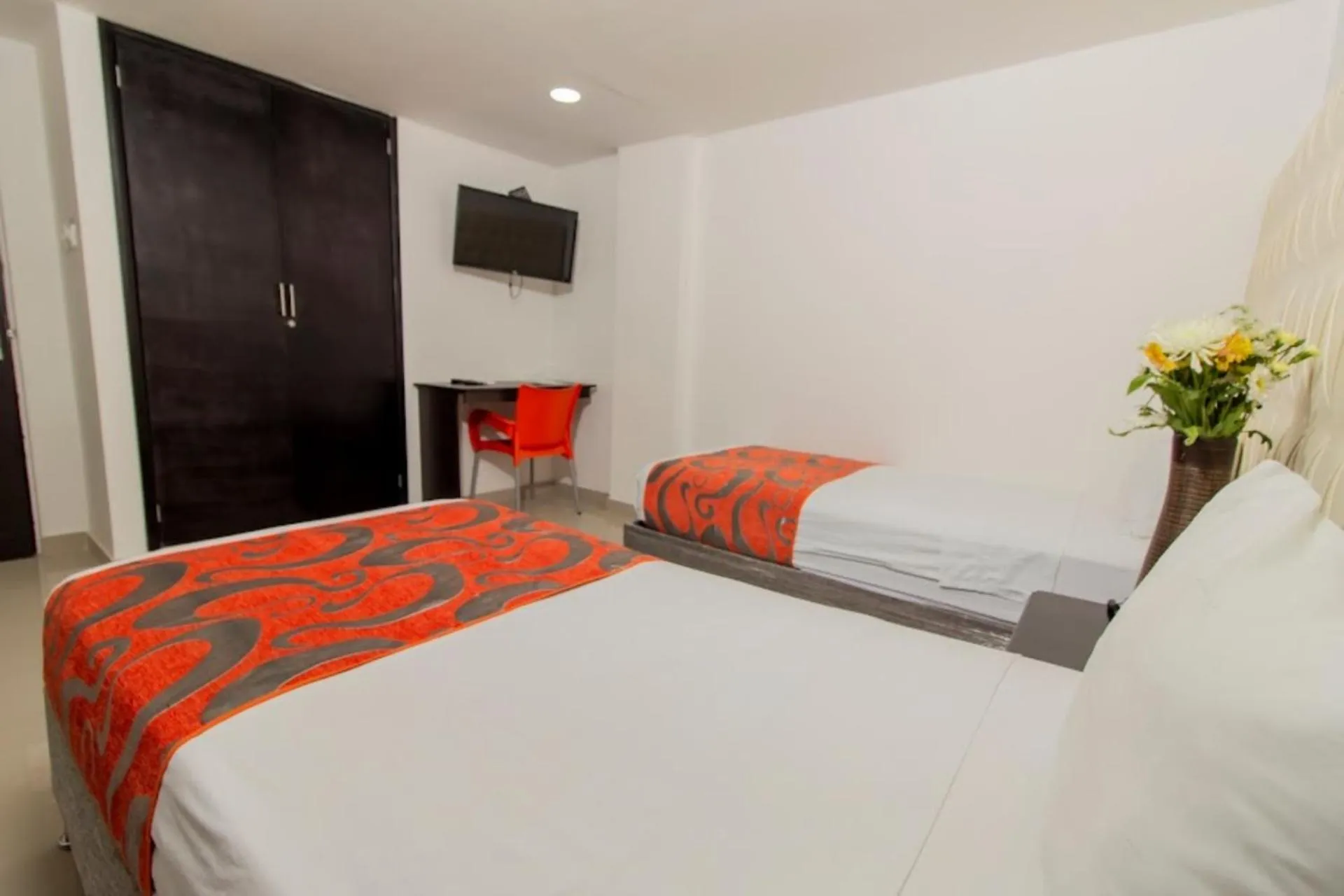Bed in Hotel Caribe Plaza Barranquilla