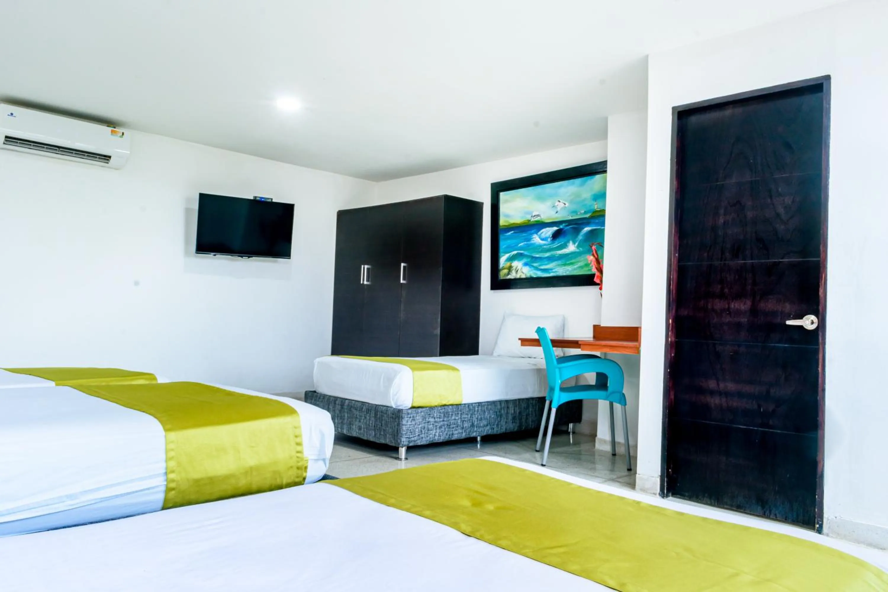 Bed in Hotel Caribe Plaza Barranquilla