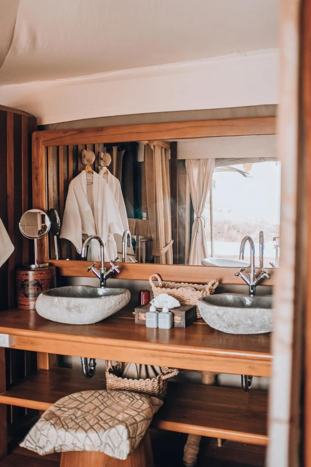 Bathroom in 9 Hornbills Tented Camp