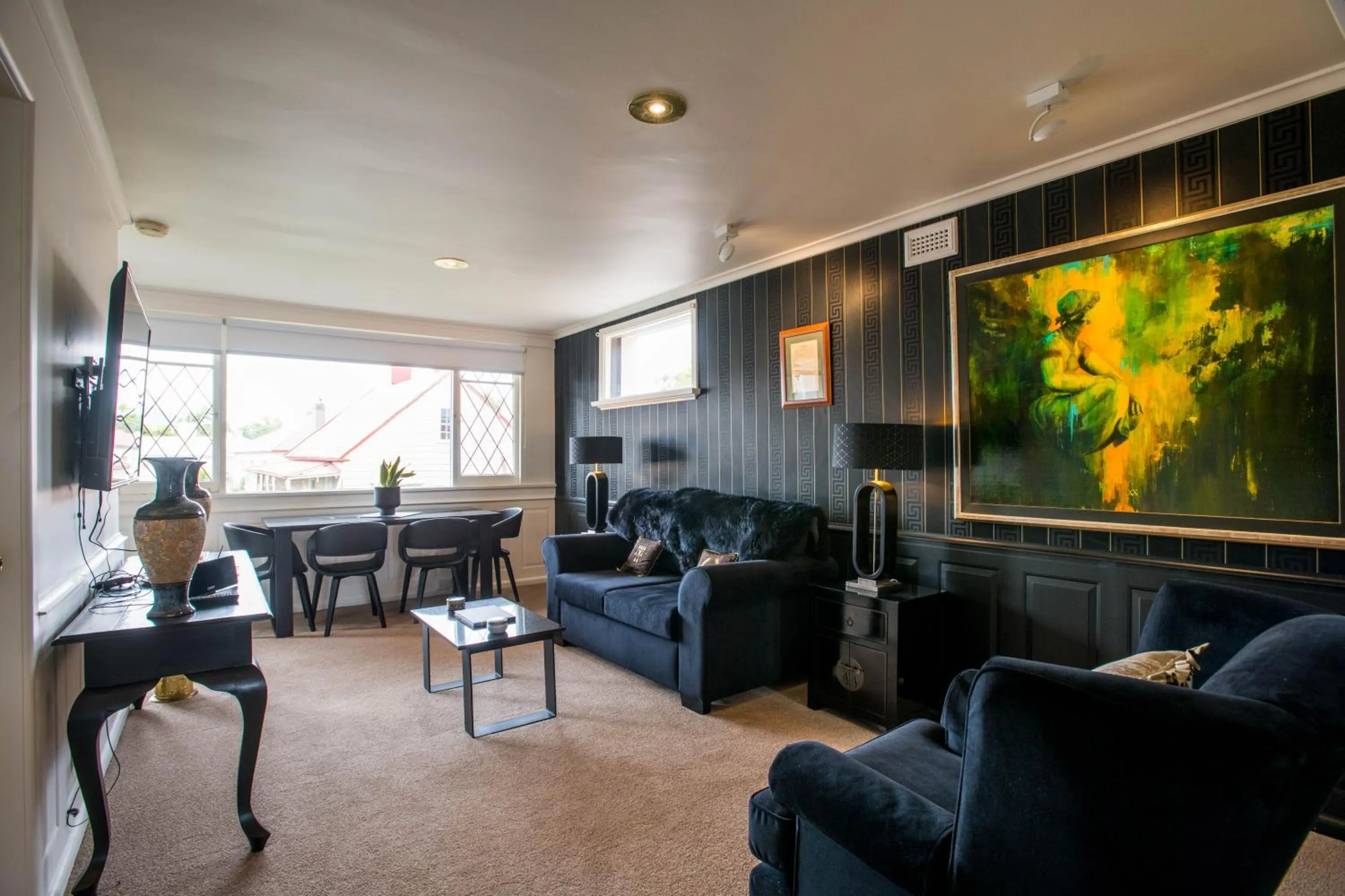 Living room in Battery Point Boutique Accommodation