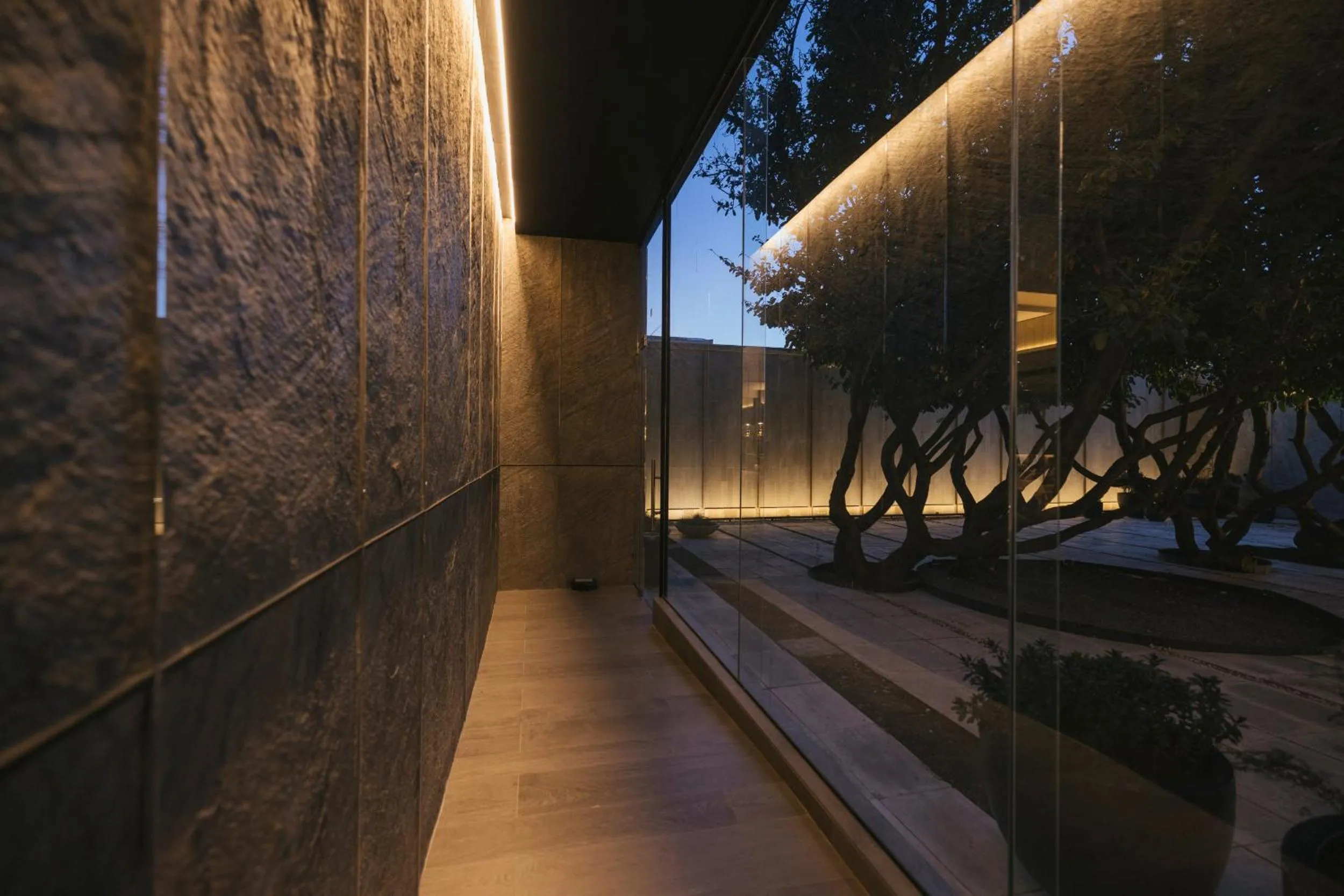 Patio in Hotel Cabo De Hornos