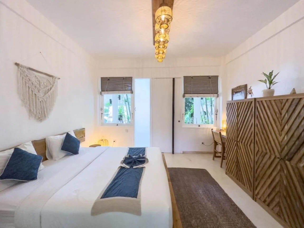 Bed in The Green Room Canggu