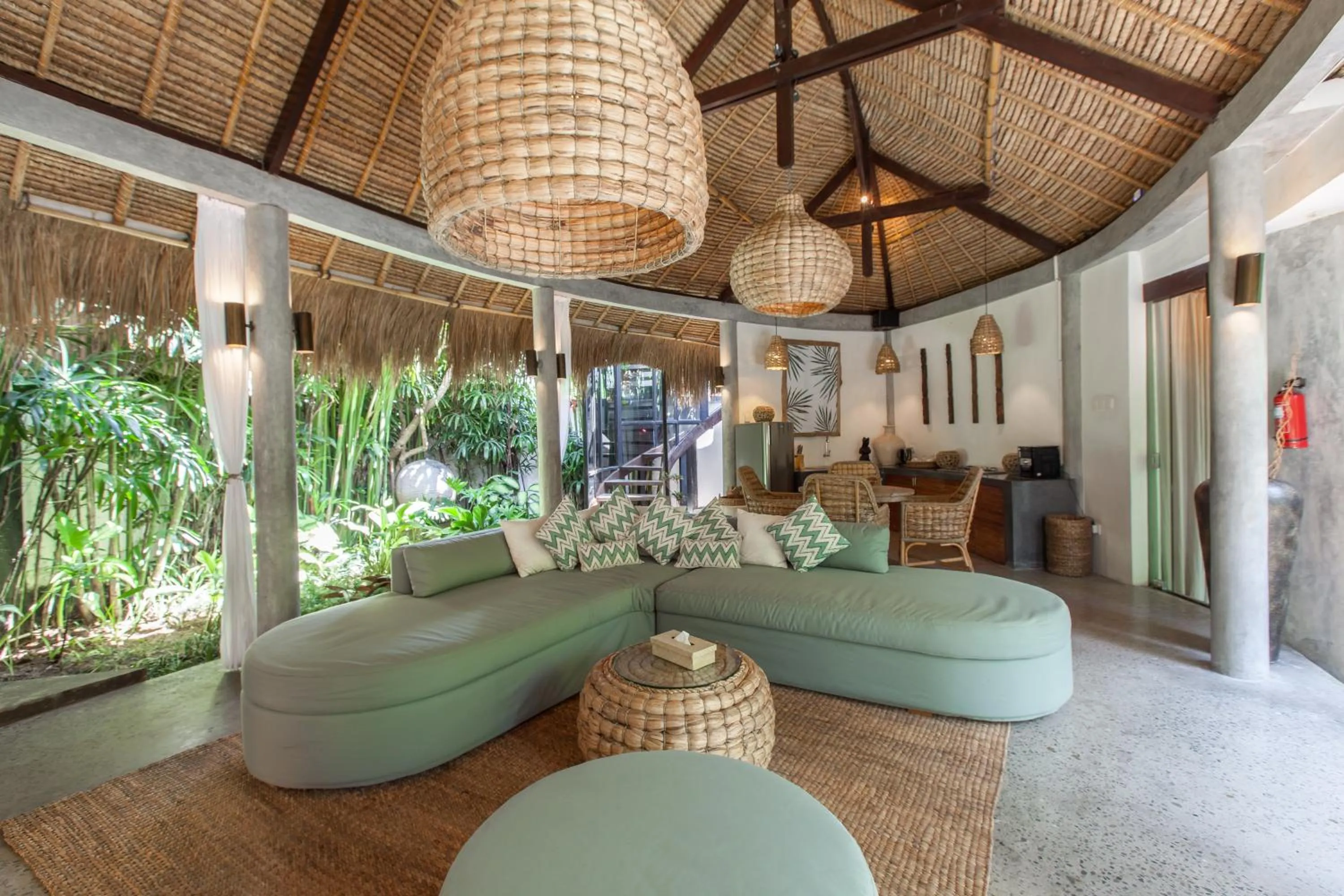 Living room in The Green Room Canggu
