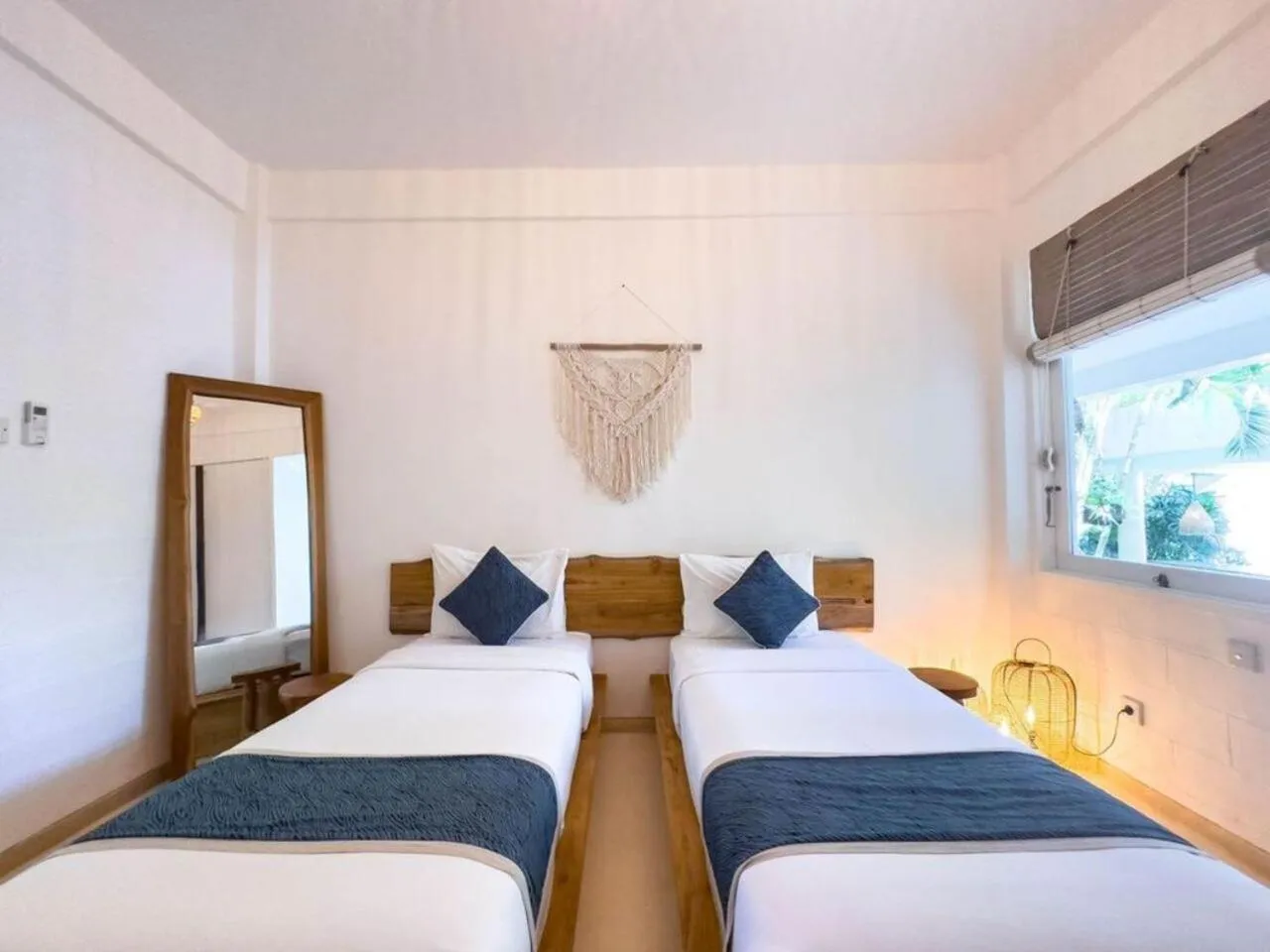 Bed in The Green Room Canggu