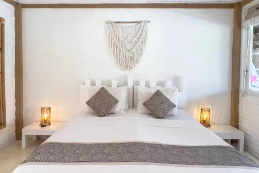 Bed in The Green Room Seminyak