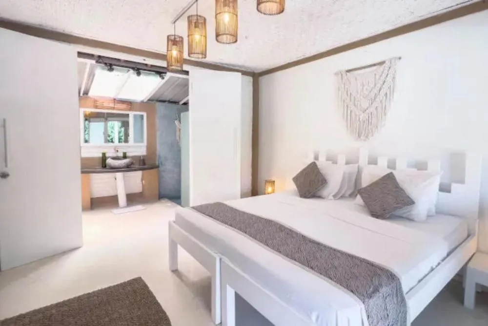 Bed in The Green Room Seminyak