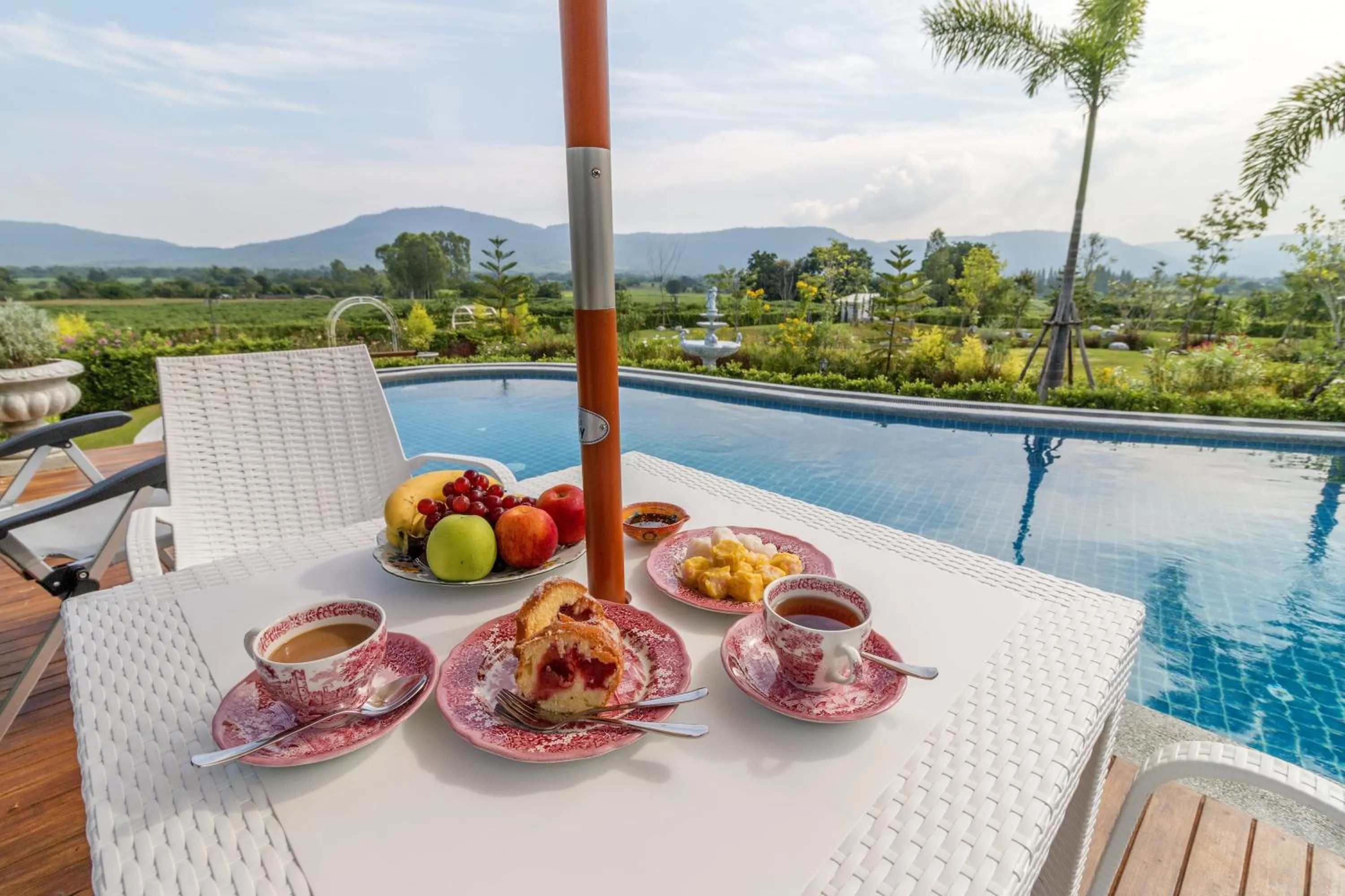 Food close-up in Chateau de Prim Khao Yai