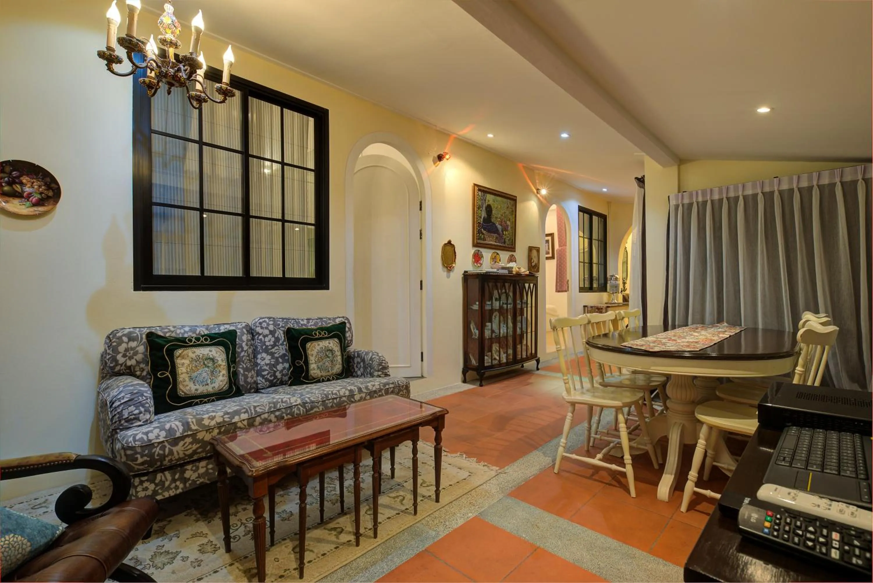 Living room in Chateau de Prim Khao Yai