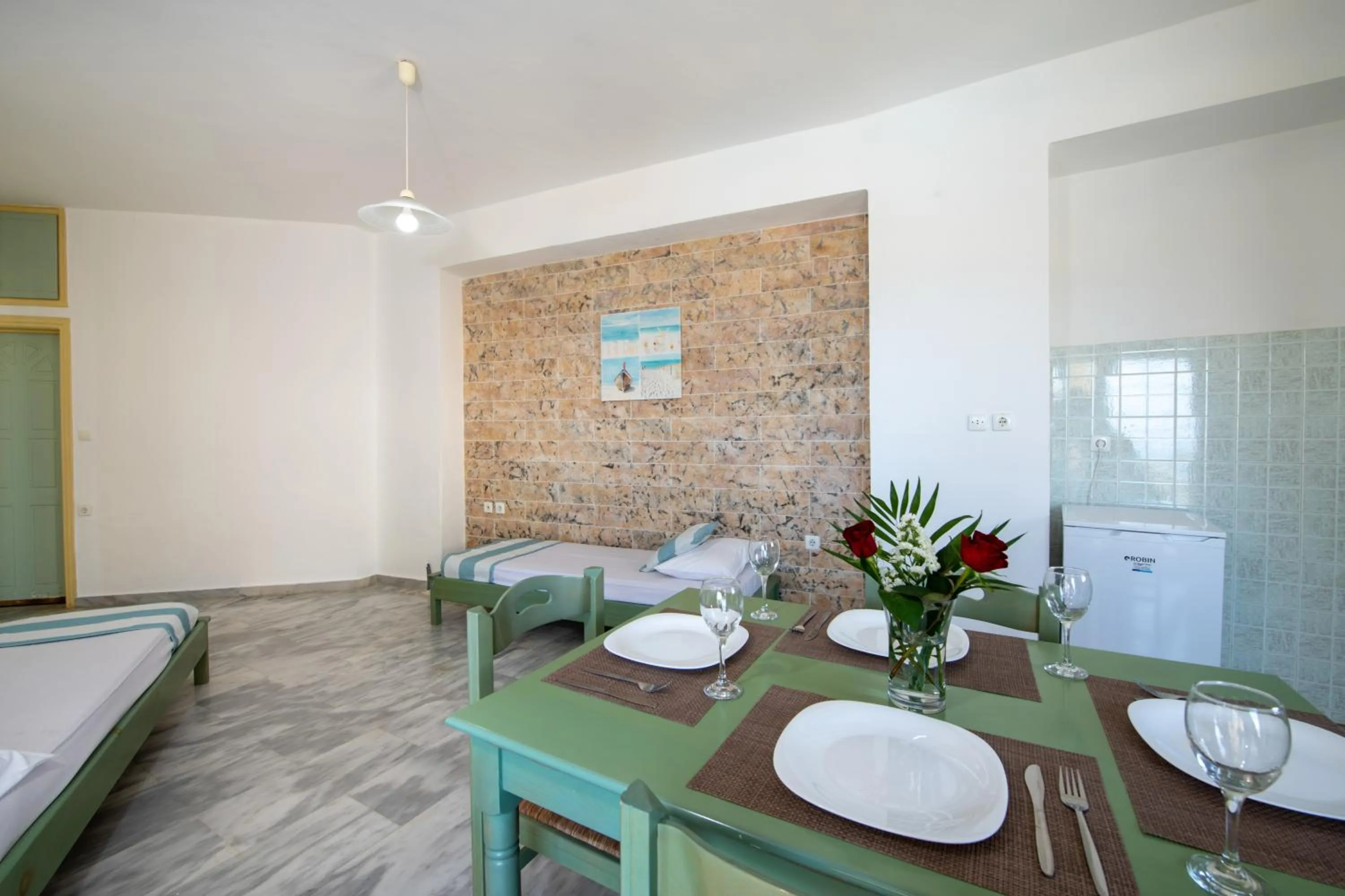 Seating area in Sunrise Apartments