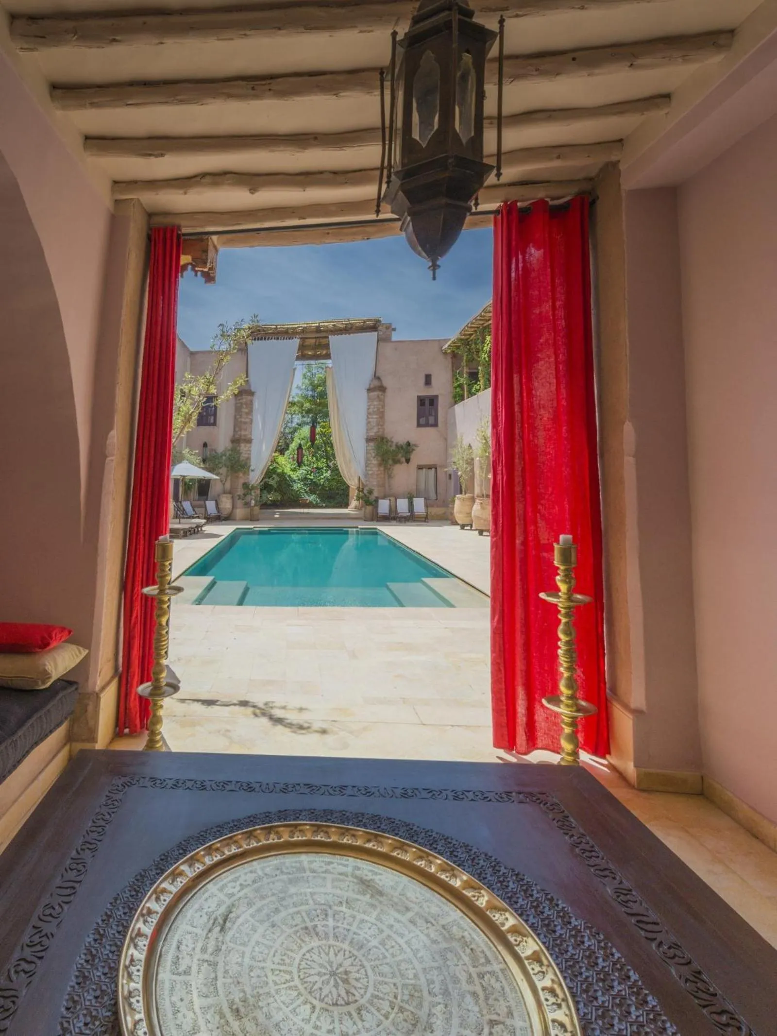 Pool view in Caravan Serai