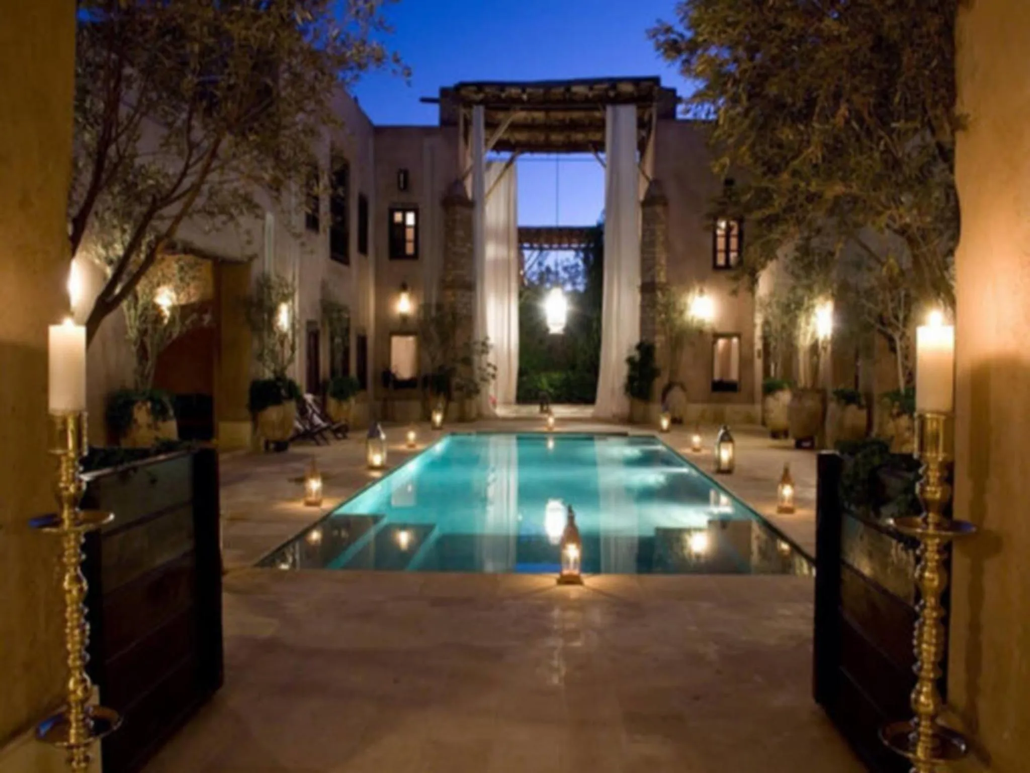 Pool view in Caravan Serai