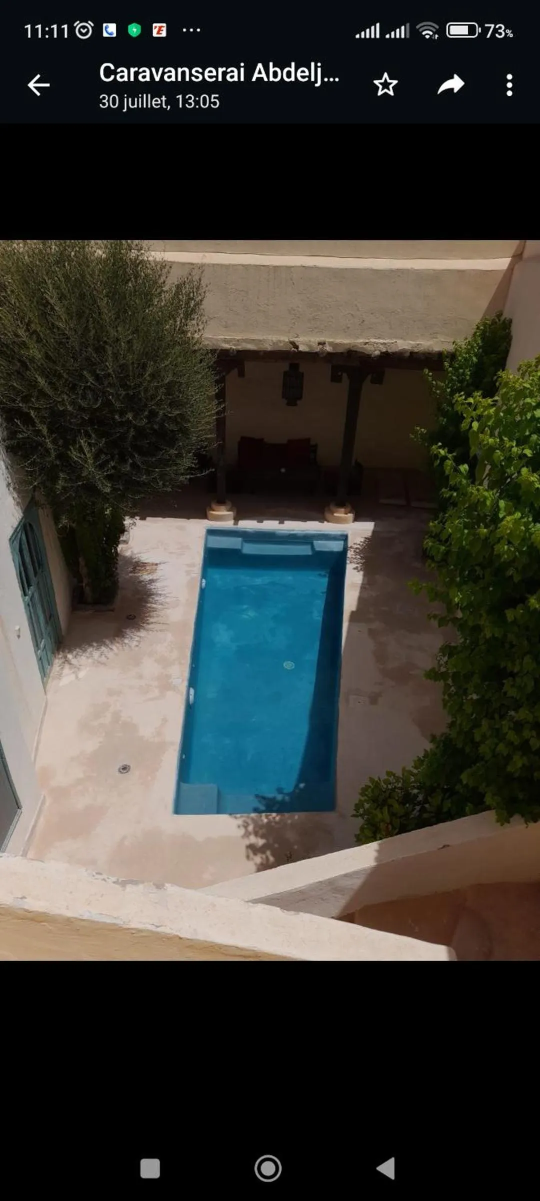 Swimming pool in Caravan Serai