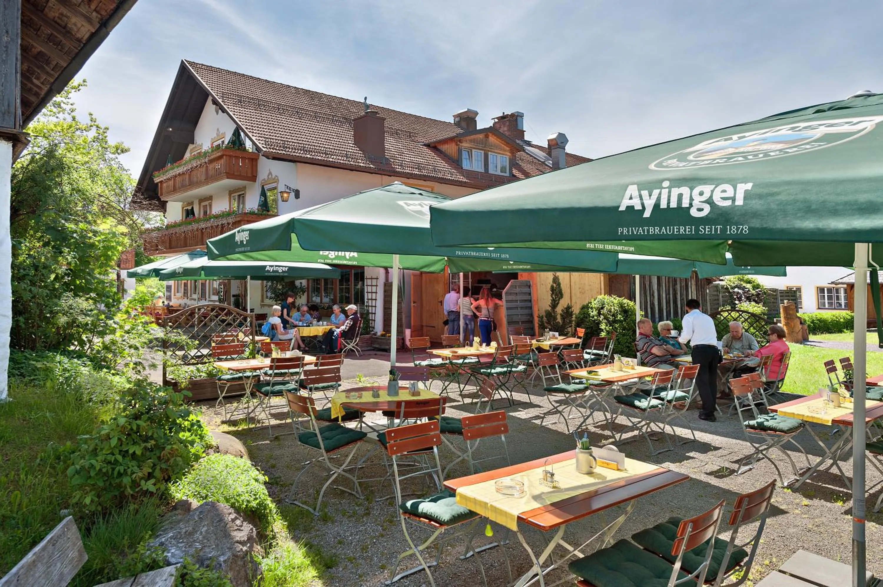 Garden in Landhotel zum Metzgerwirt