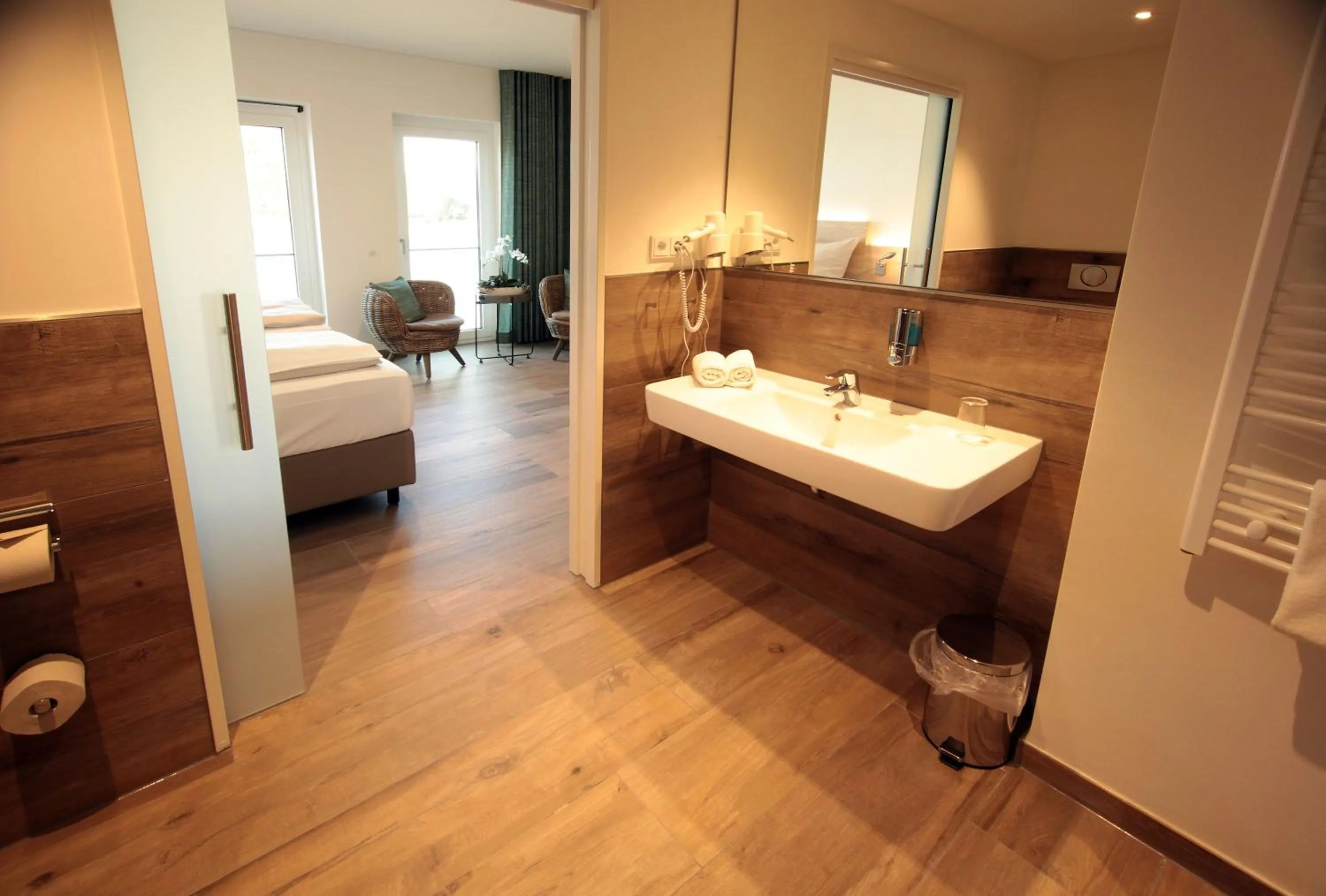 Bed in Hotel Weinhaus Möhle