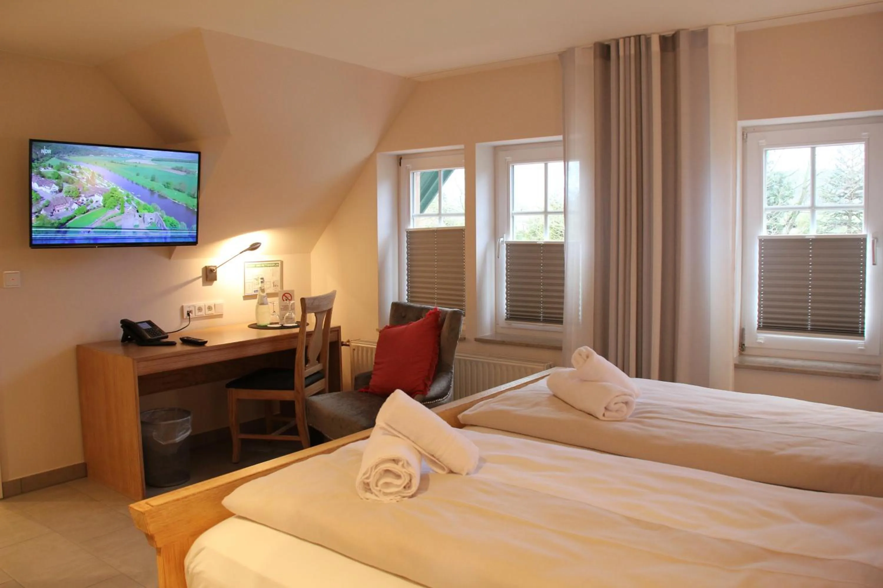 Bed in Hotel Weinhaus Möhle