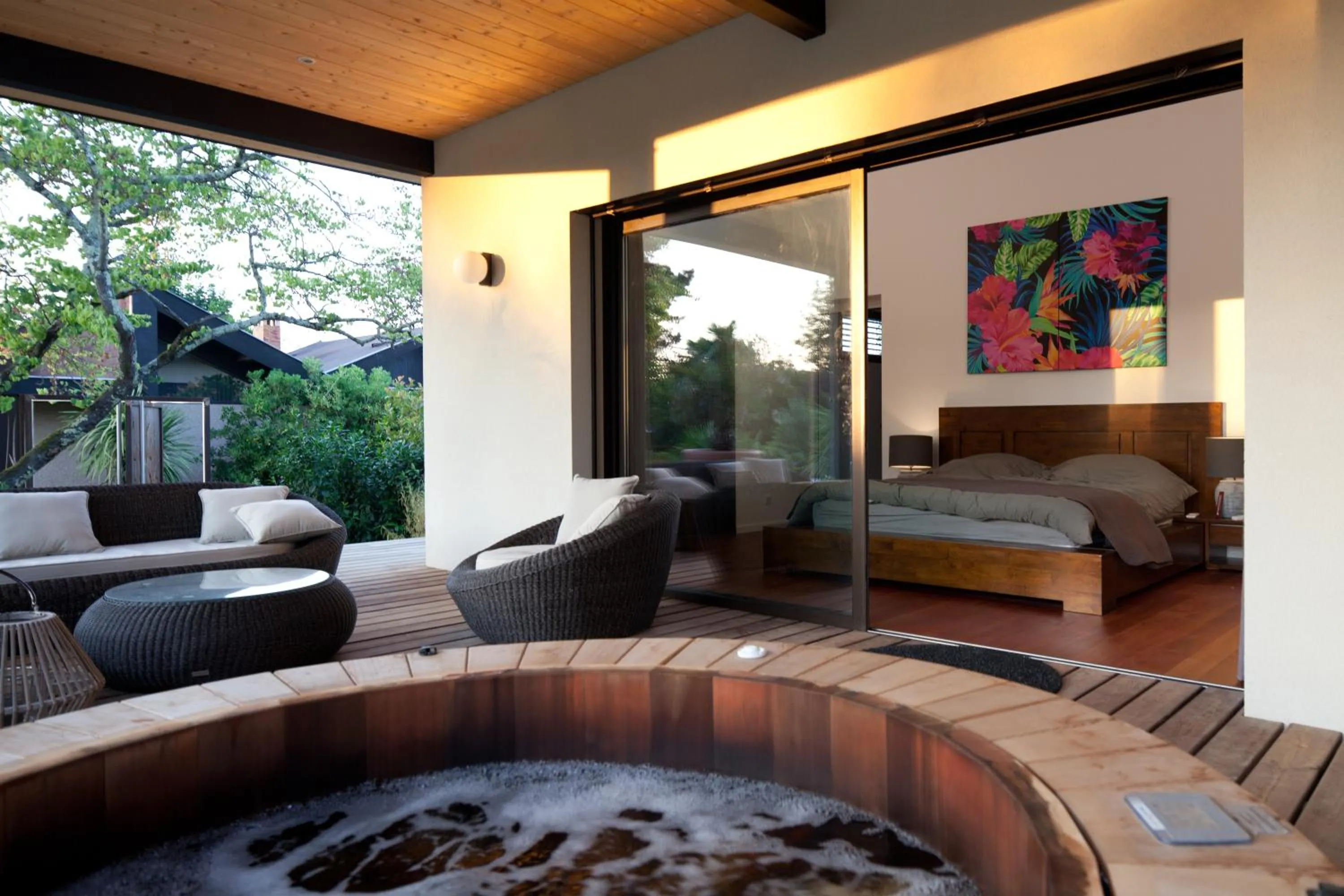 Hot Tub in Villa Margaux