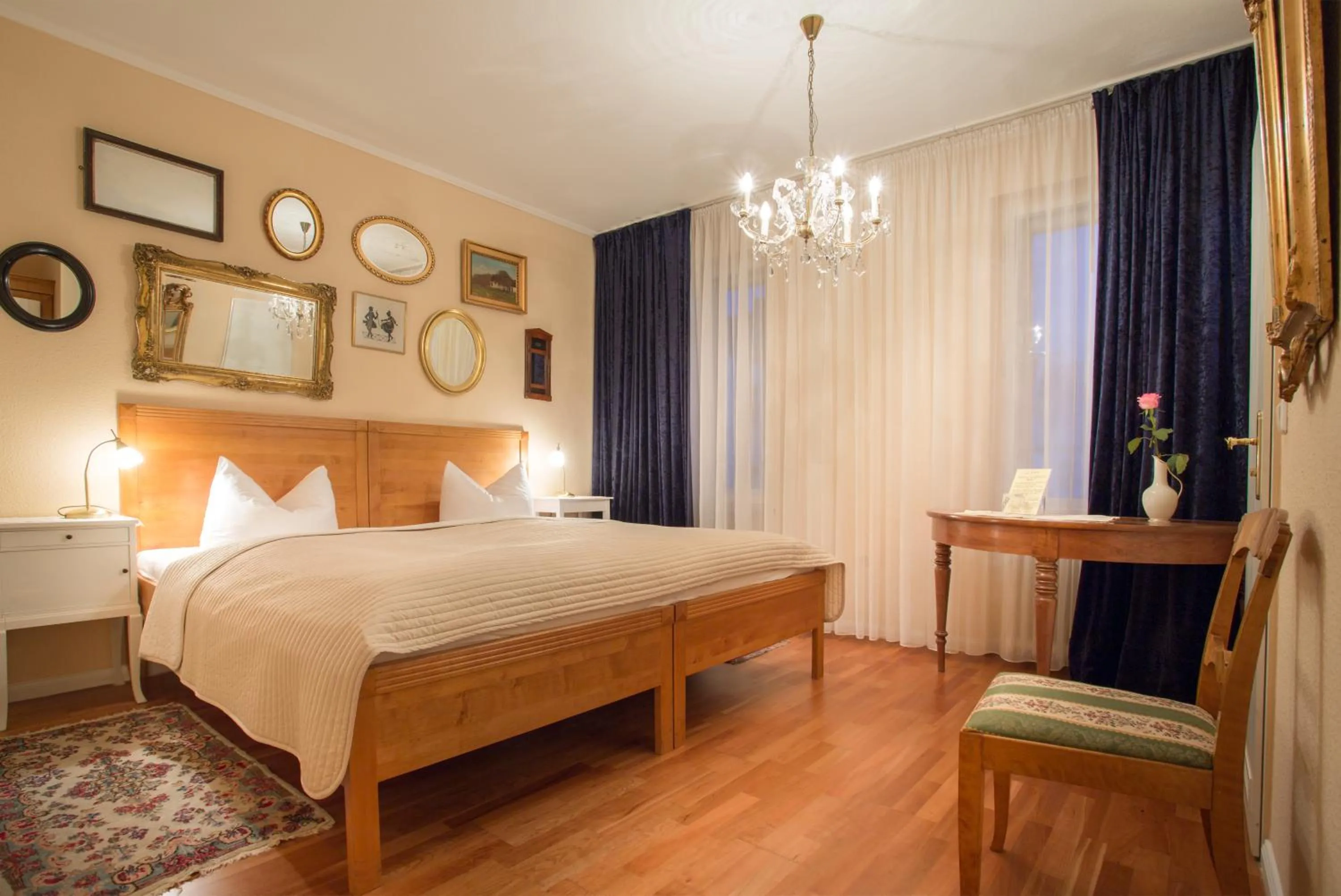 Bed in Das Literaturhotel Berlin