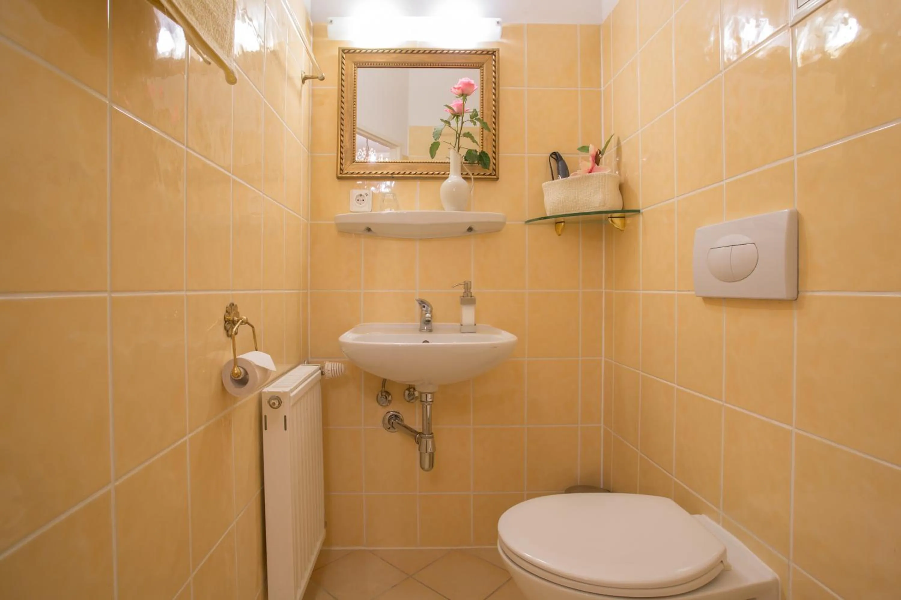 Shower in Das Literaturhotel Berlin