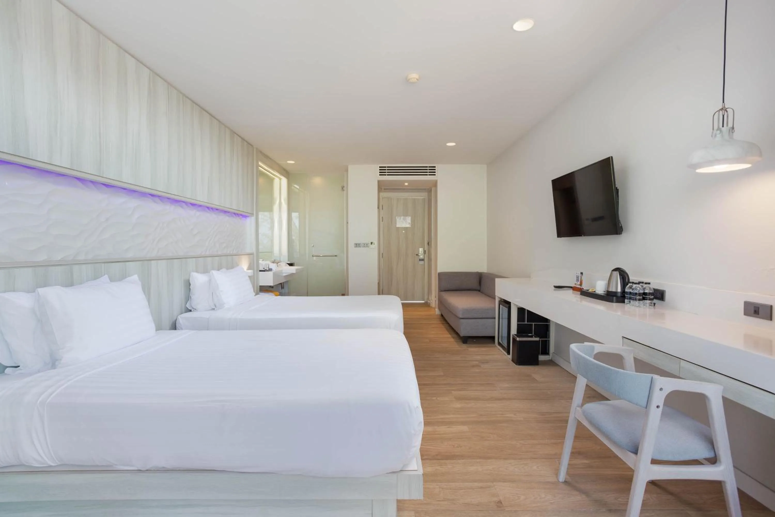 Bed in The Hotspring Beach Resort & Spa - SHA Extra Plus