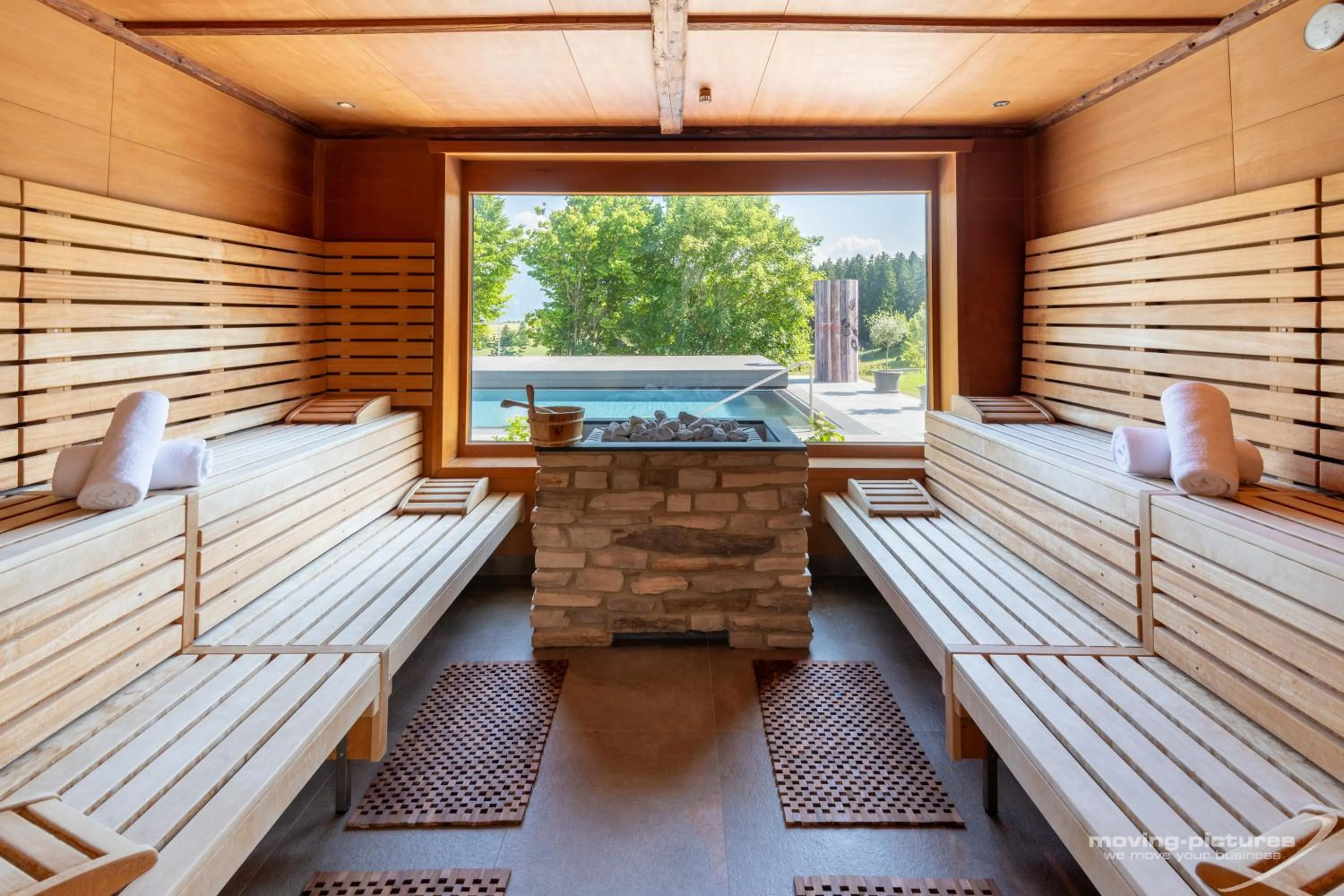 Sauna in Landhotel Schwarzenbach - Wellness & Spa