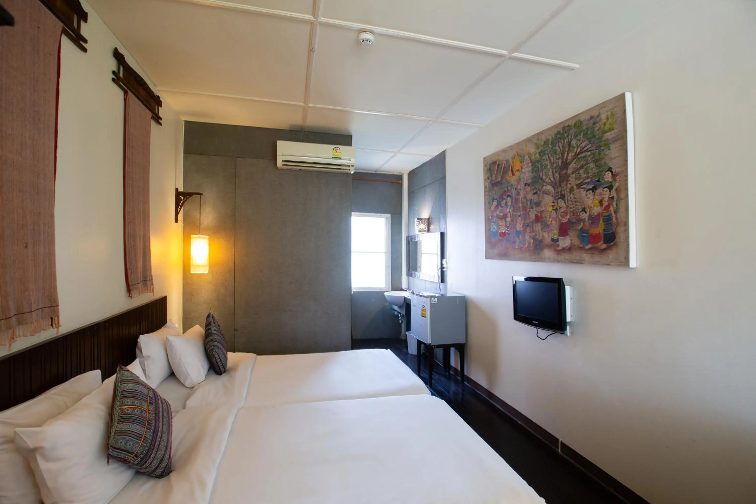 Bed in Eco Resort Chiang Mai