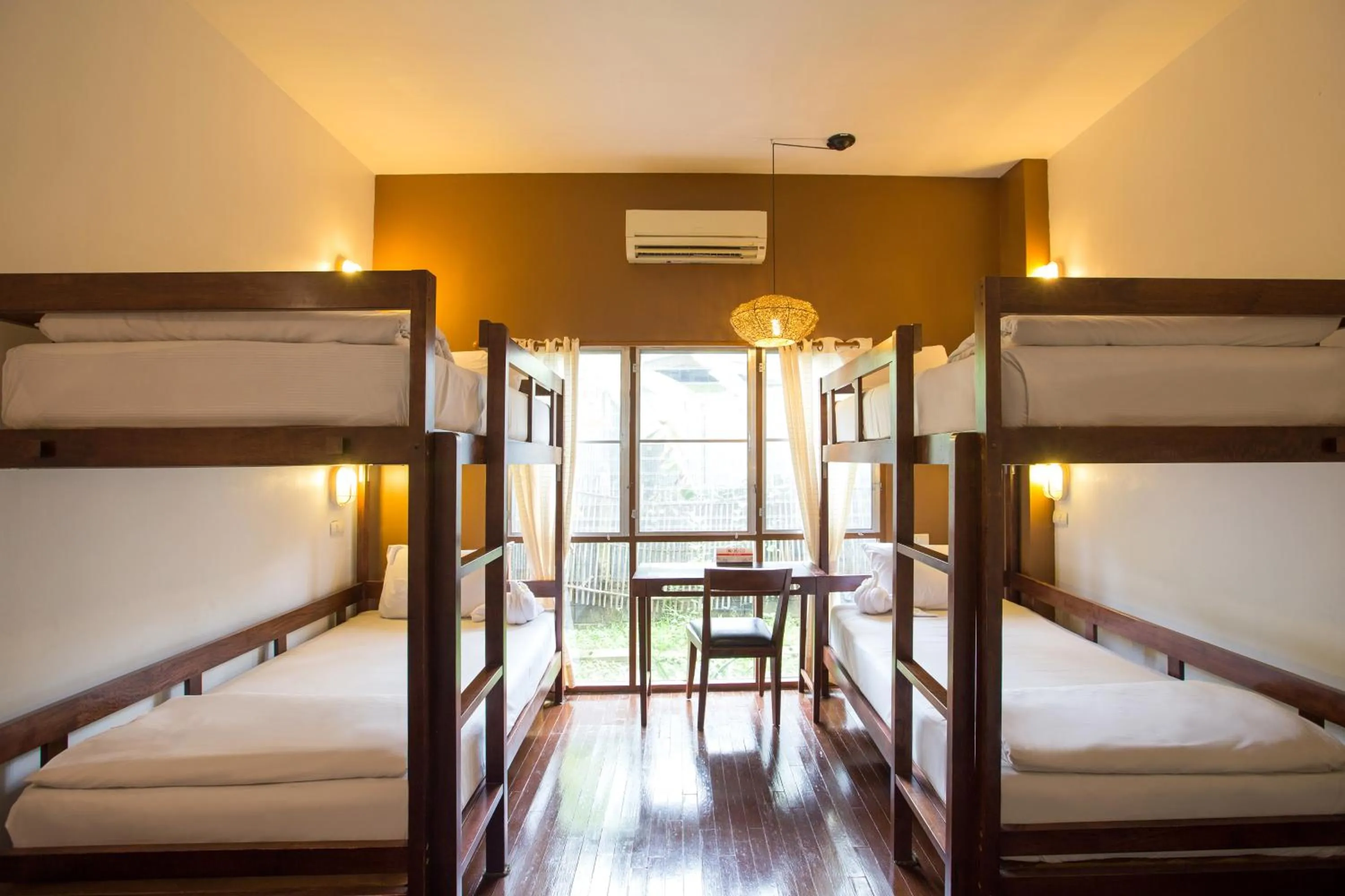 Bed in Eco Resort Chiang Mai