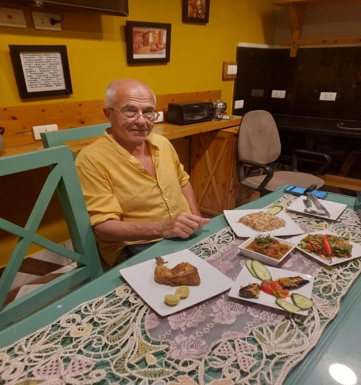 group of guests in Paris Hotel Cairo