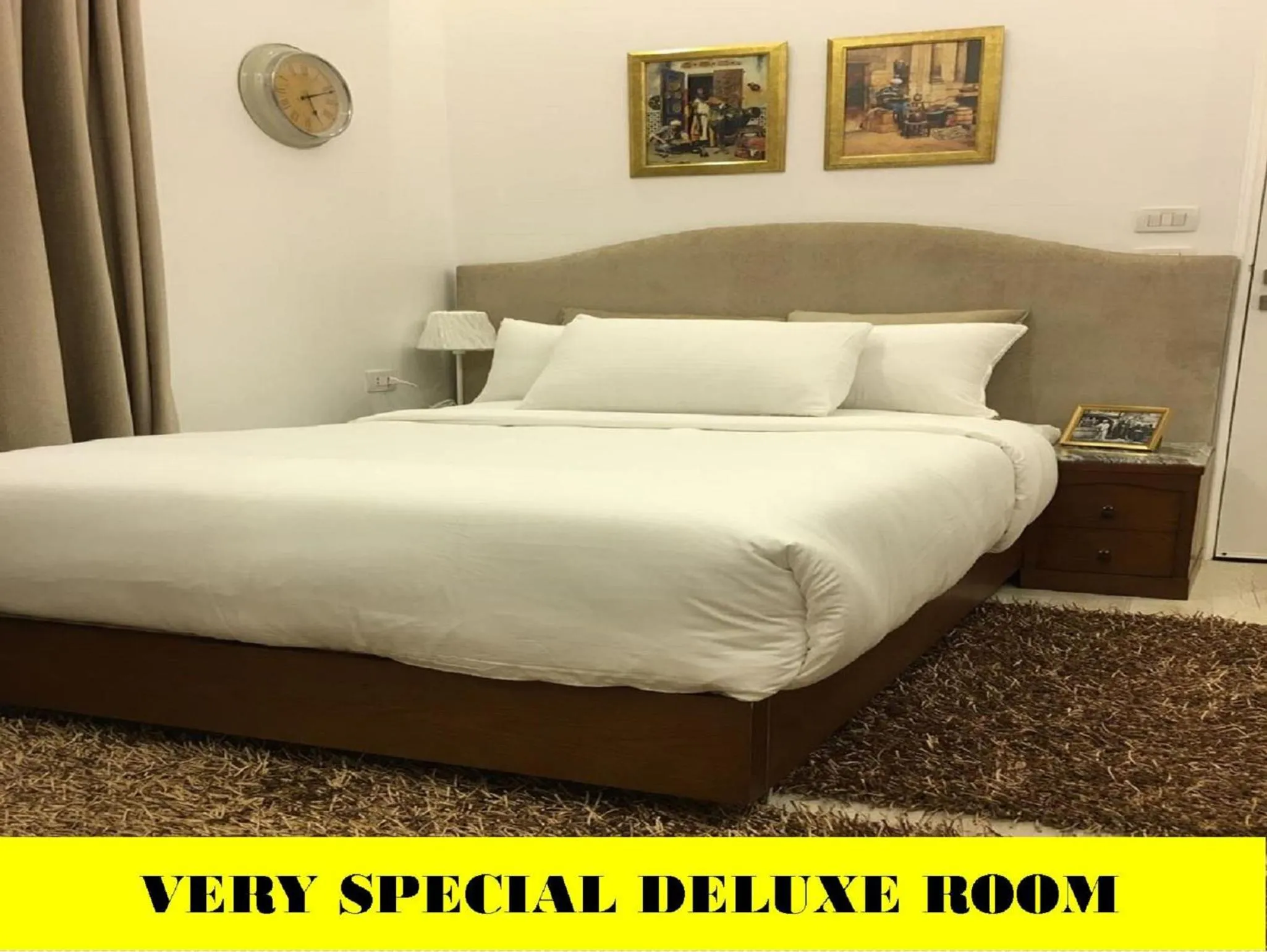 Bed in Paris Hotel Cairo