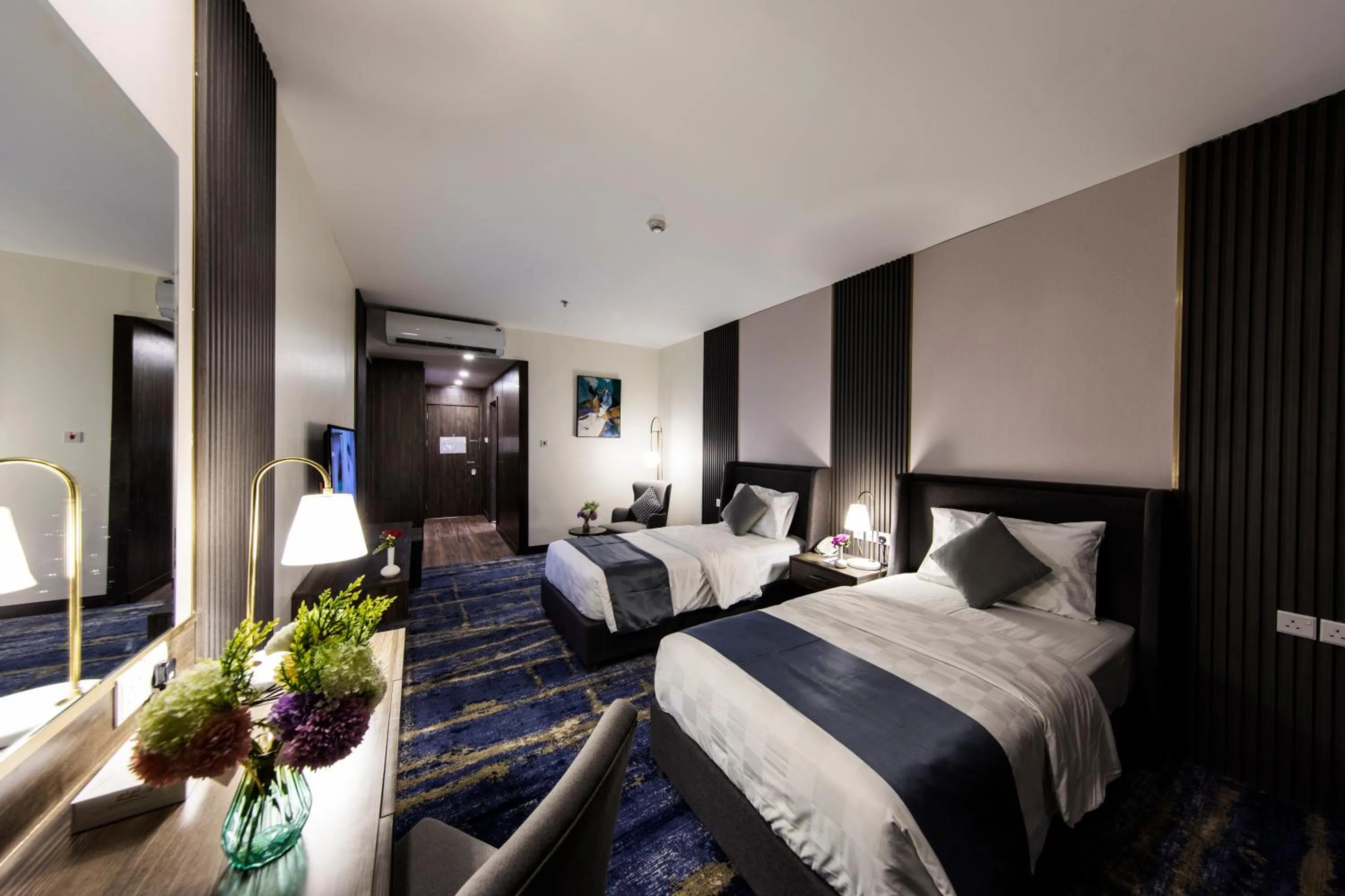 Bed in لي لي الهفوف للشقق المخدومة -درجة اقتصادية