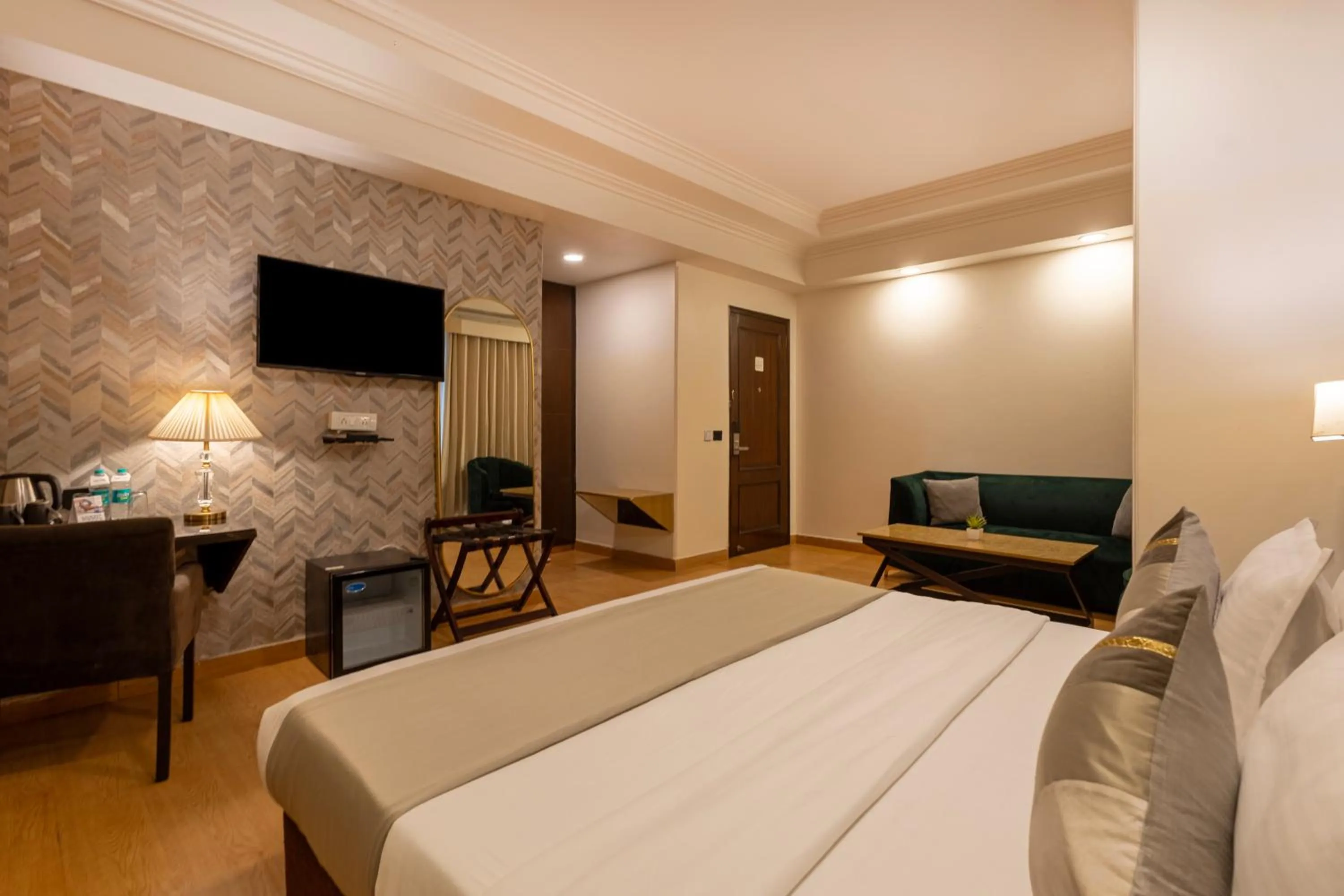 Bedroom, Bed in The Orion - Greater Kailash