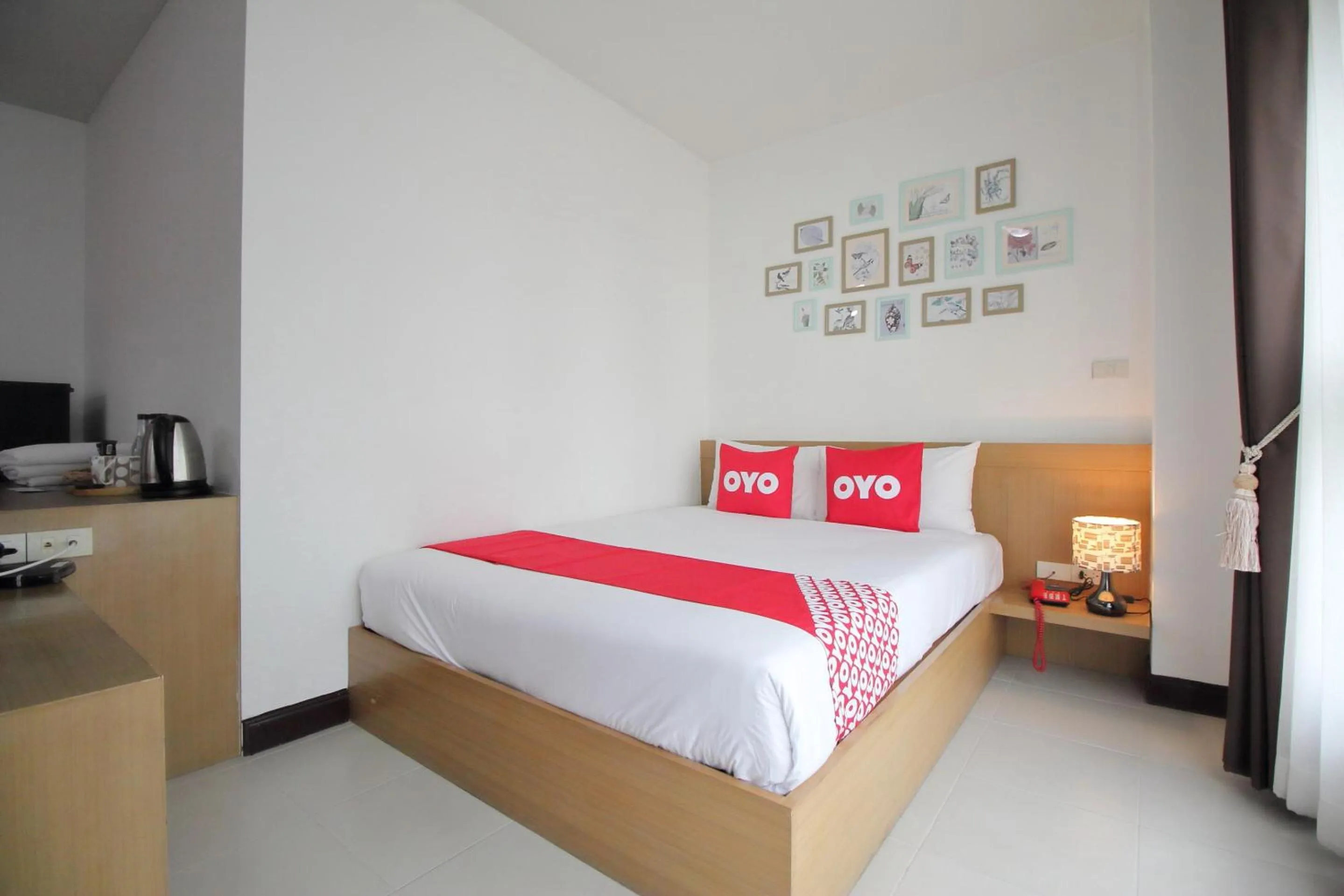 Bedroom in Super OYO Capital O 564 Nature Boutique Hotel